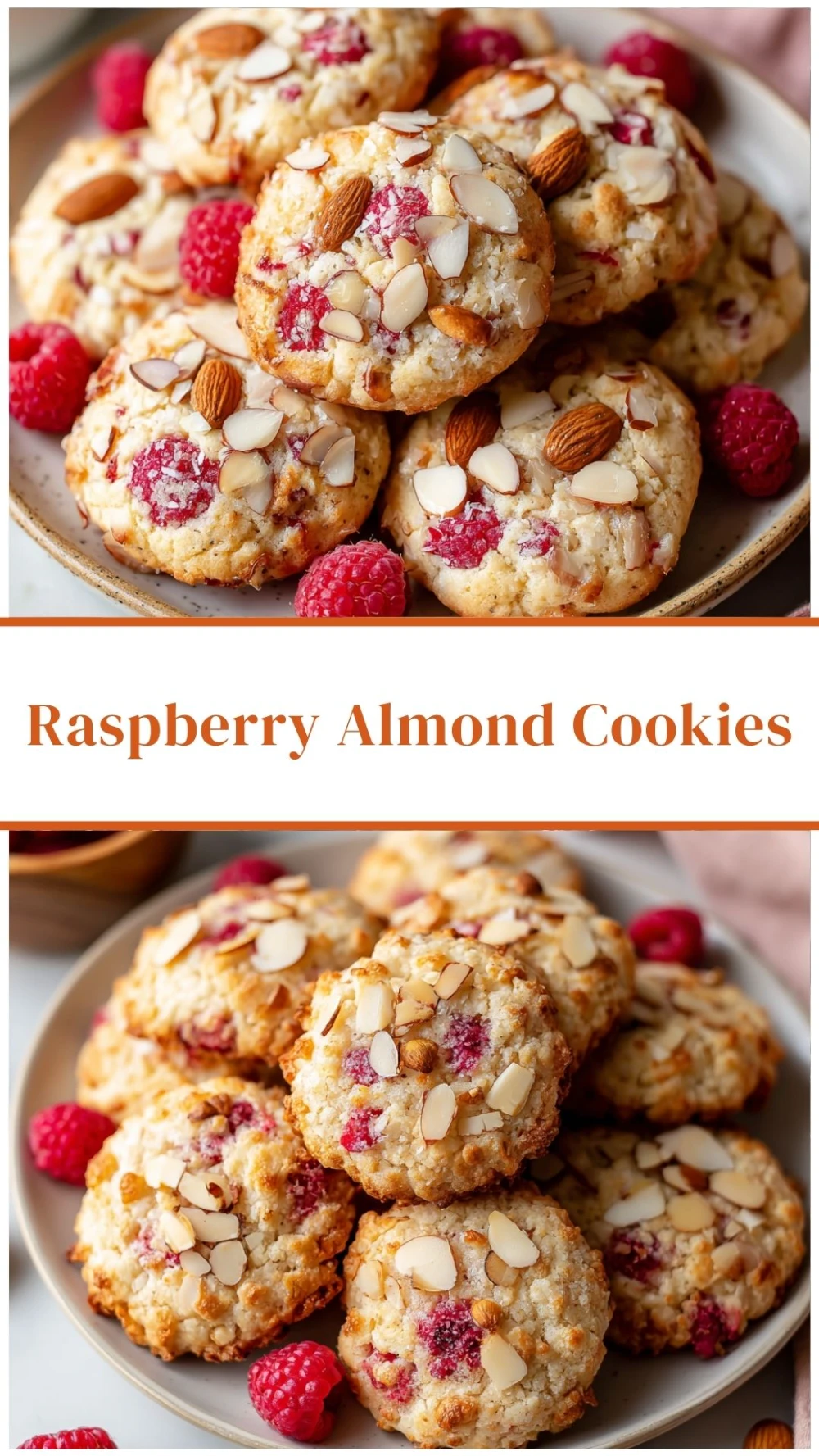 Raspberry Almond Cookies