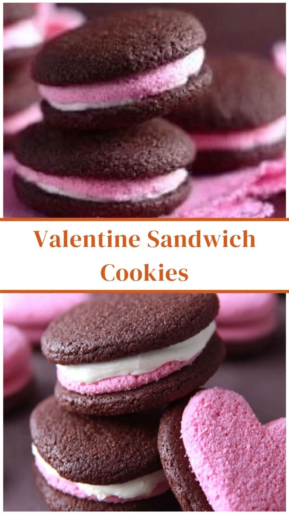Valentine Sandwich Cookies