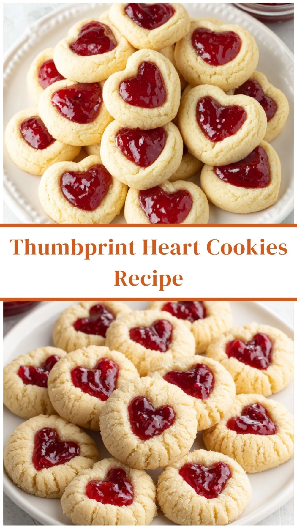 Thumbprint Heart Cookies Recipe