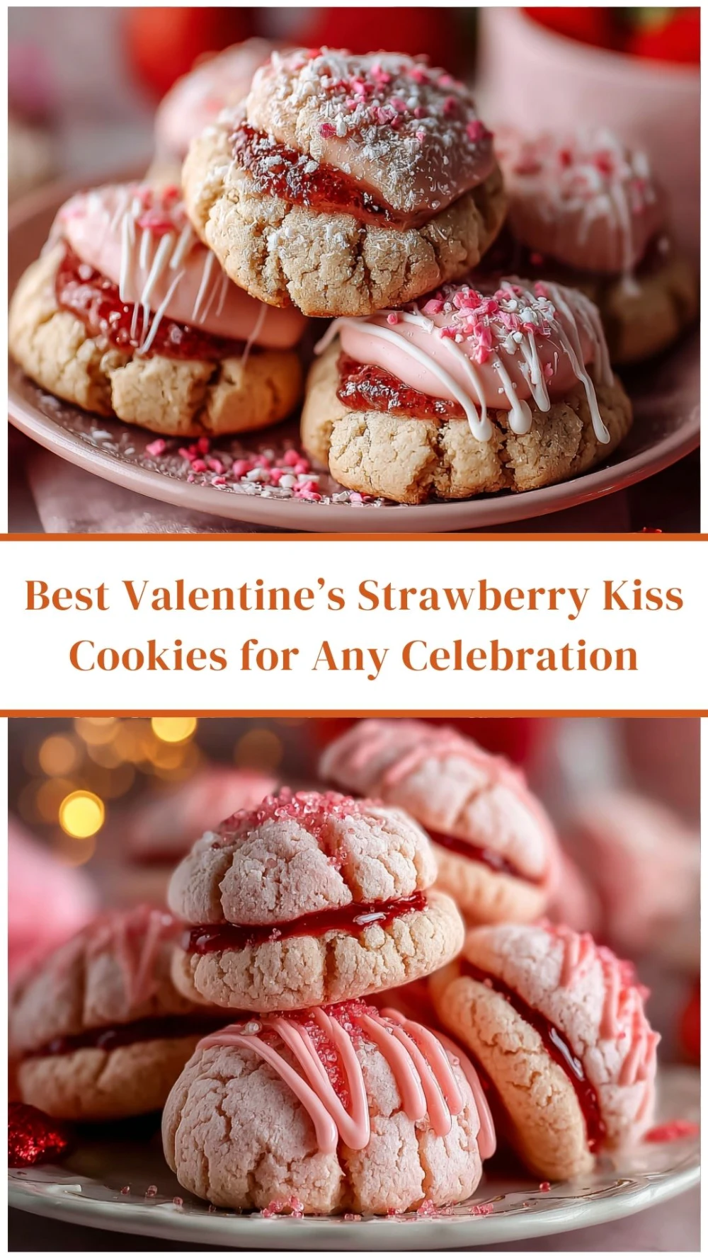 Best Valentine’s Strawberry Kiss Cookies for Any Celebration