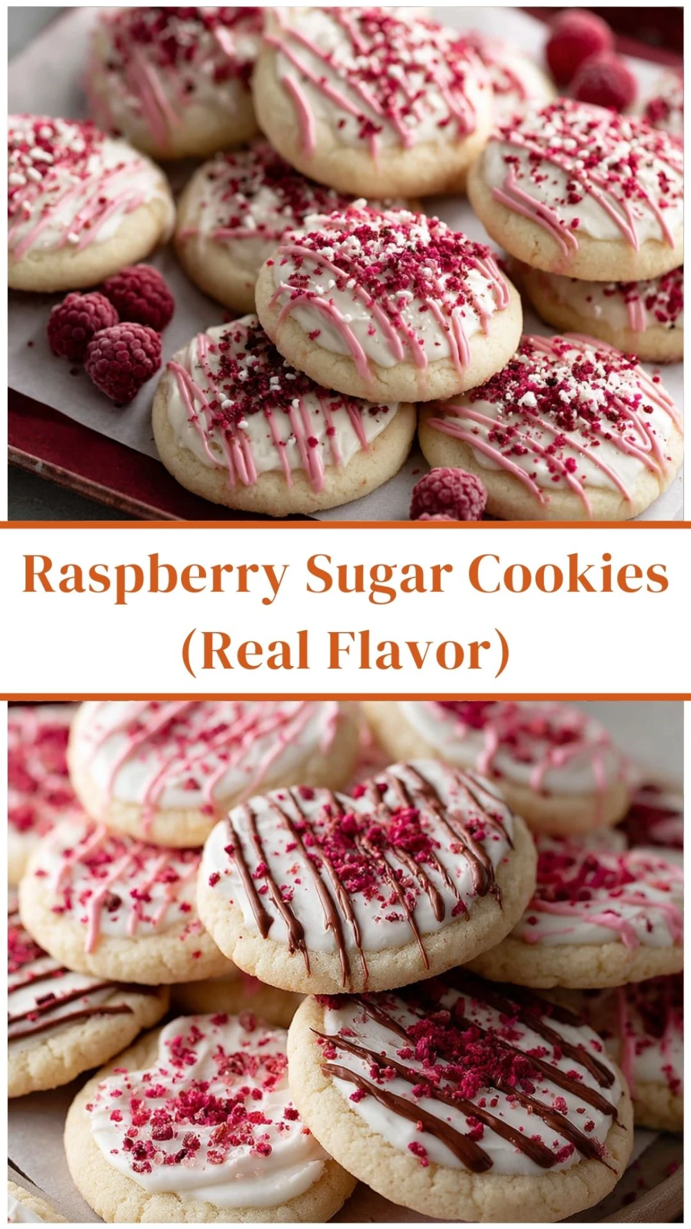 Raspberry Sugar Cookies (Real Flavor)