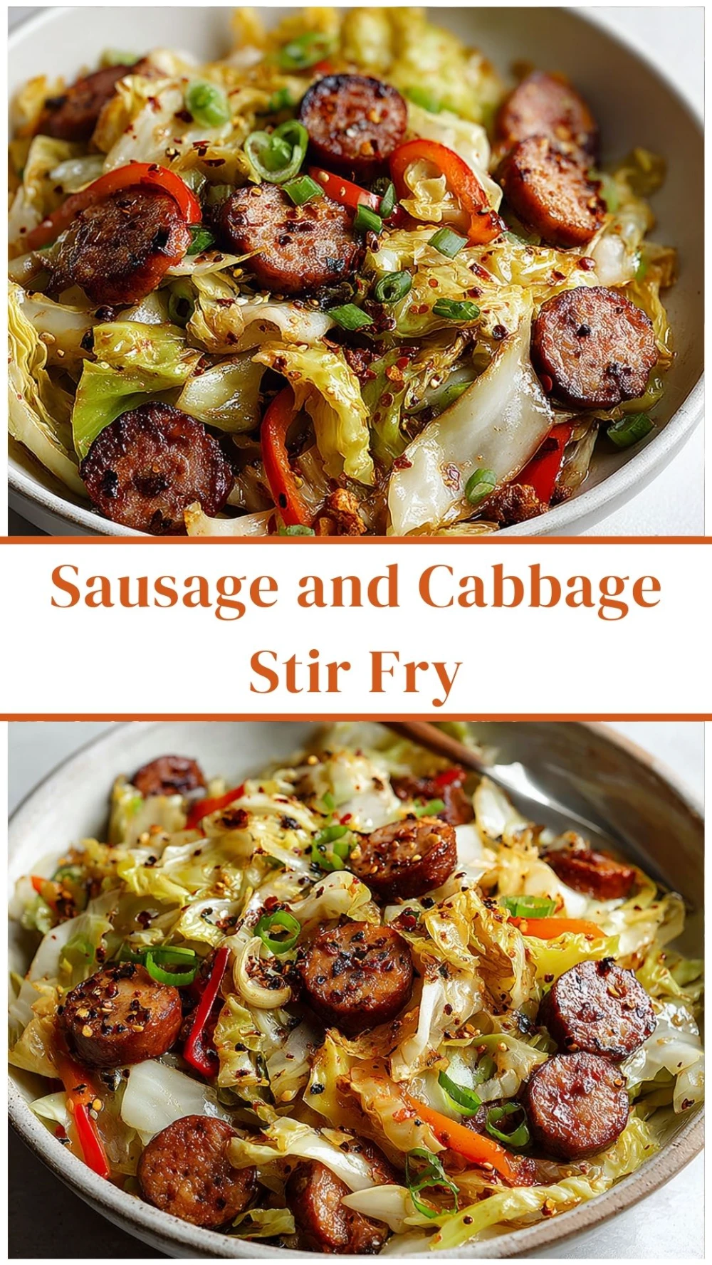 Sausage and Cabbage Stir Fry