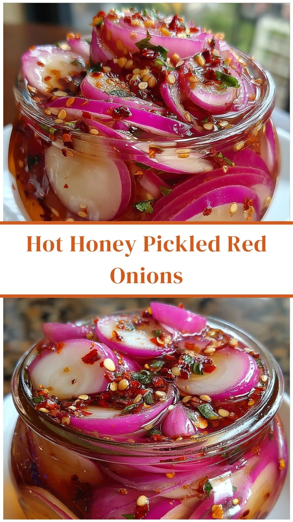 Hot Honey Pickled Red Onions