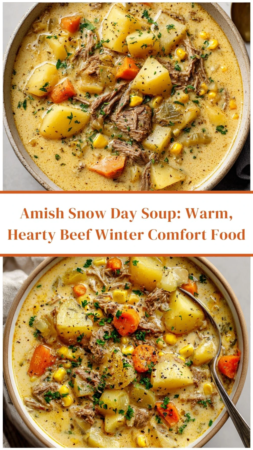 Amish Snow Day Soup: Warm, Hearty Winter Comfort Food