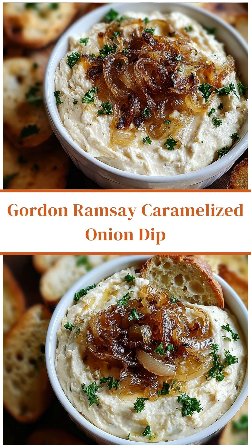 Gordon Ramsay Caramelized Onion Dip