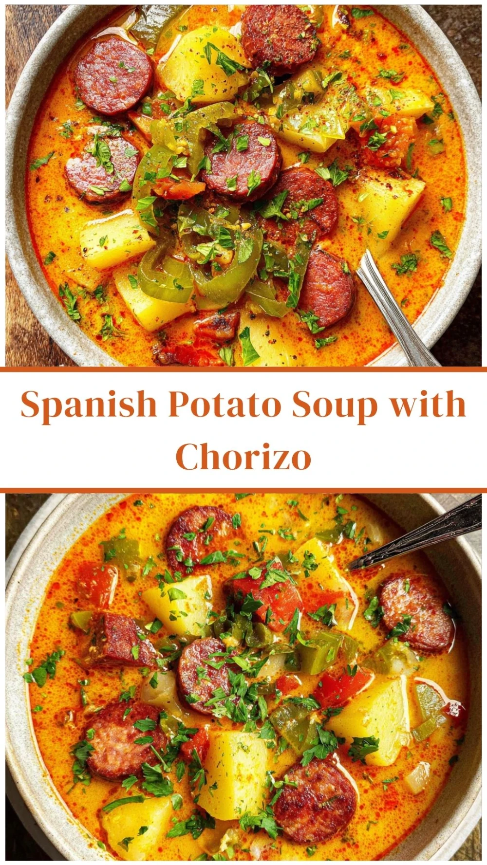 Spanish Potato Soup with Chorizo