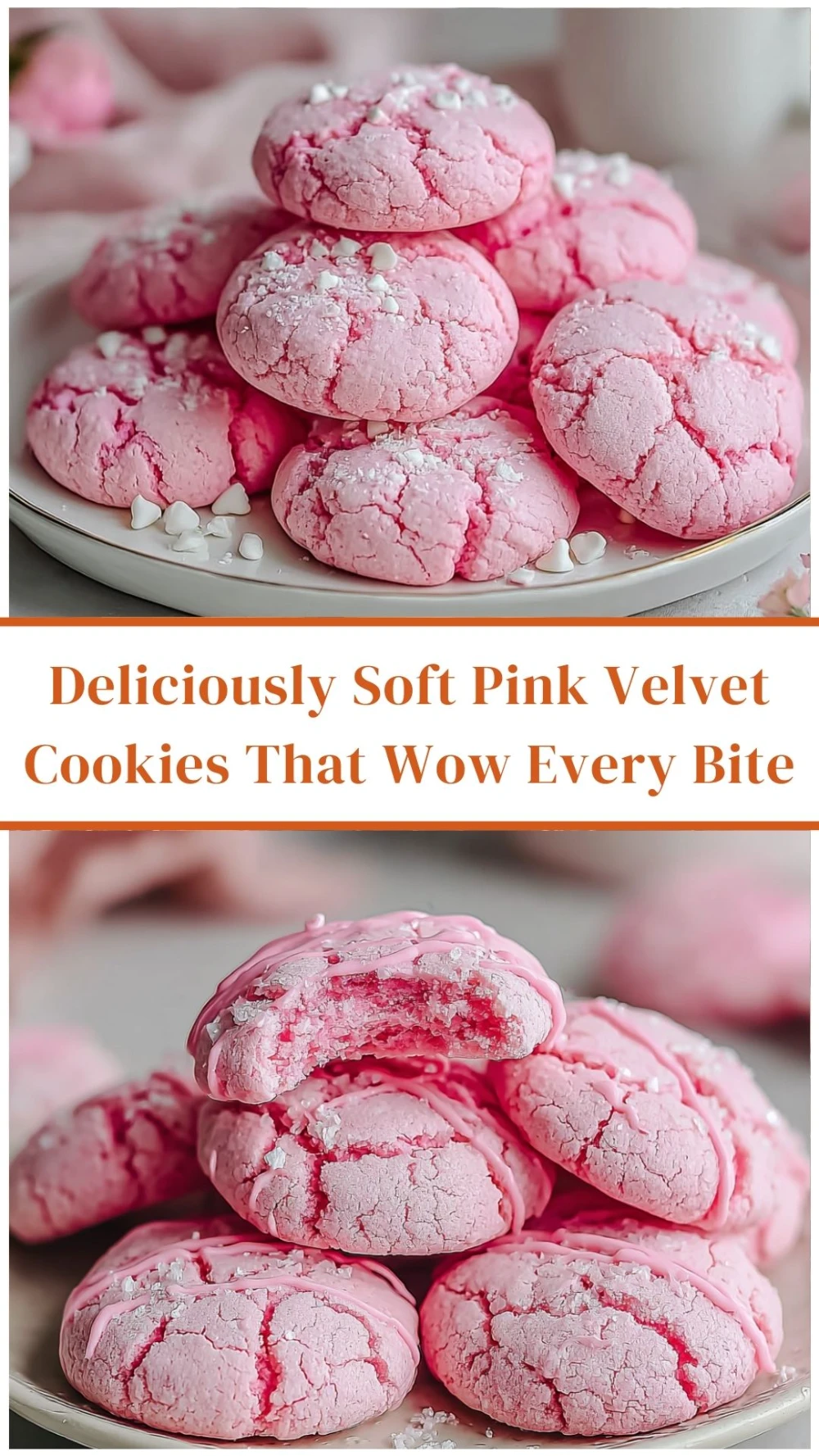 Deliciously Soft Pink Velvet Cookies That Wow Every Bite