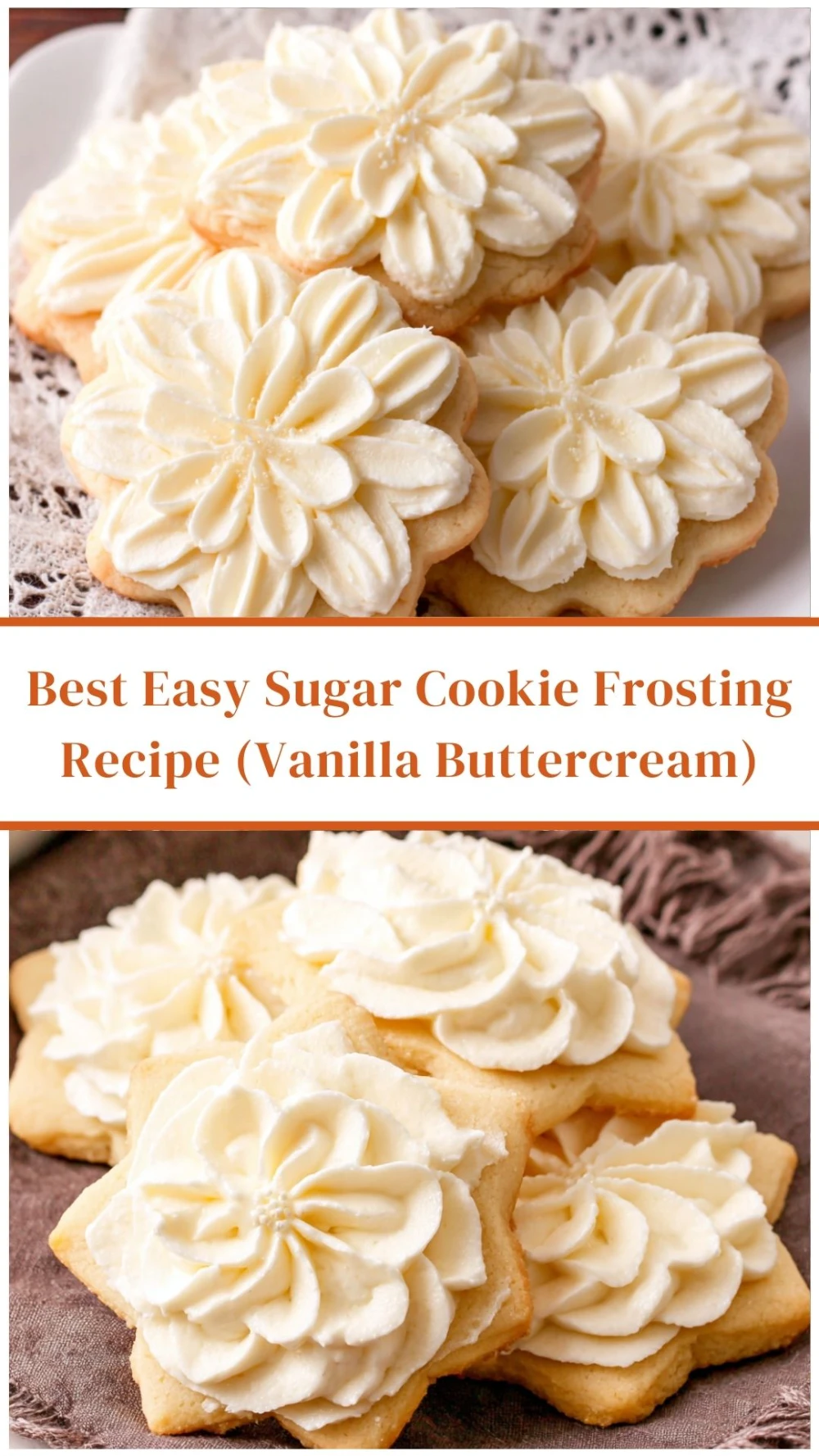 Best Easy Sugar Cookie Frosting Recipe (Vanilla Buttercream)