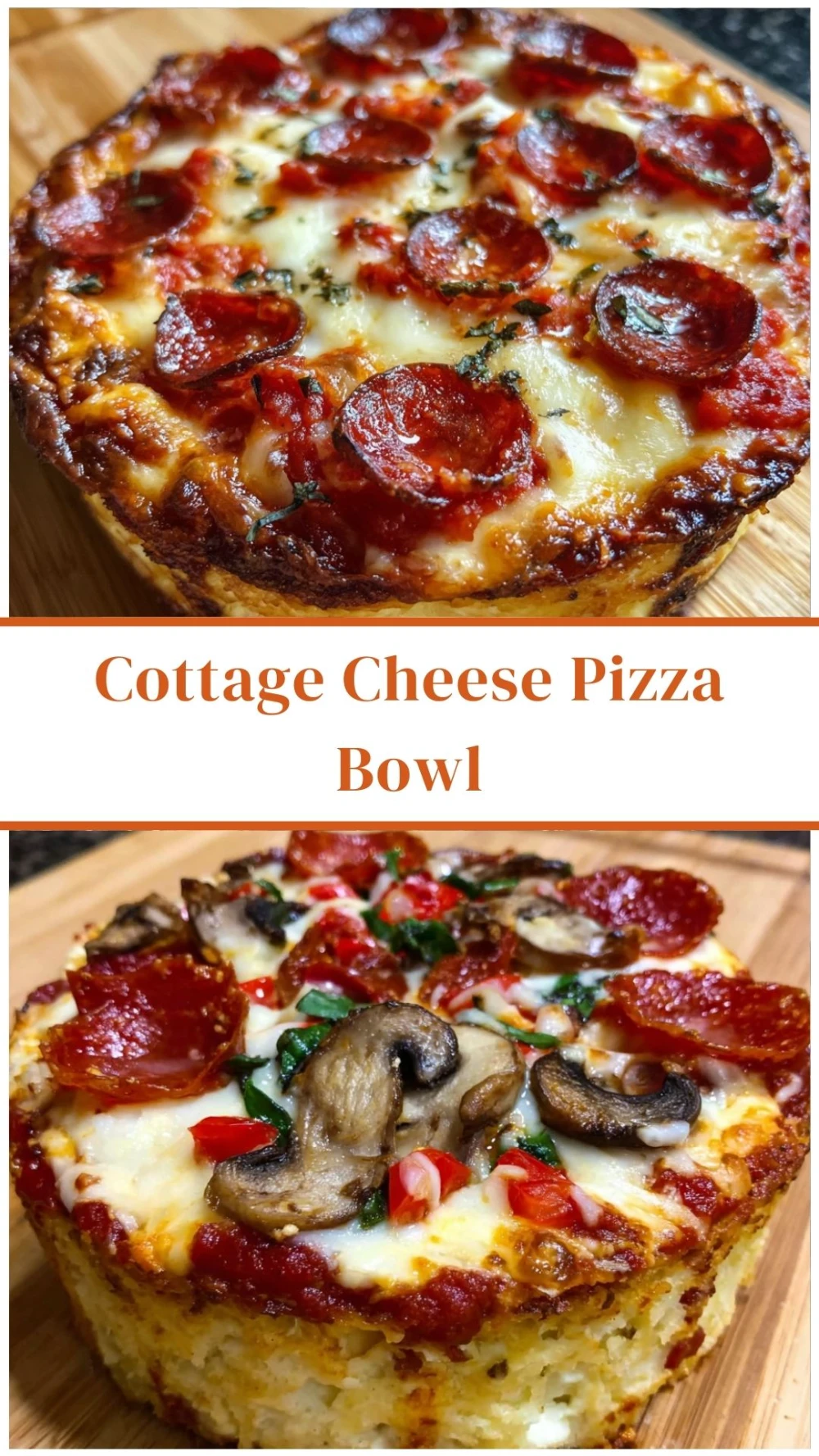 Cottage Cheese Pizza Bowl