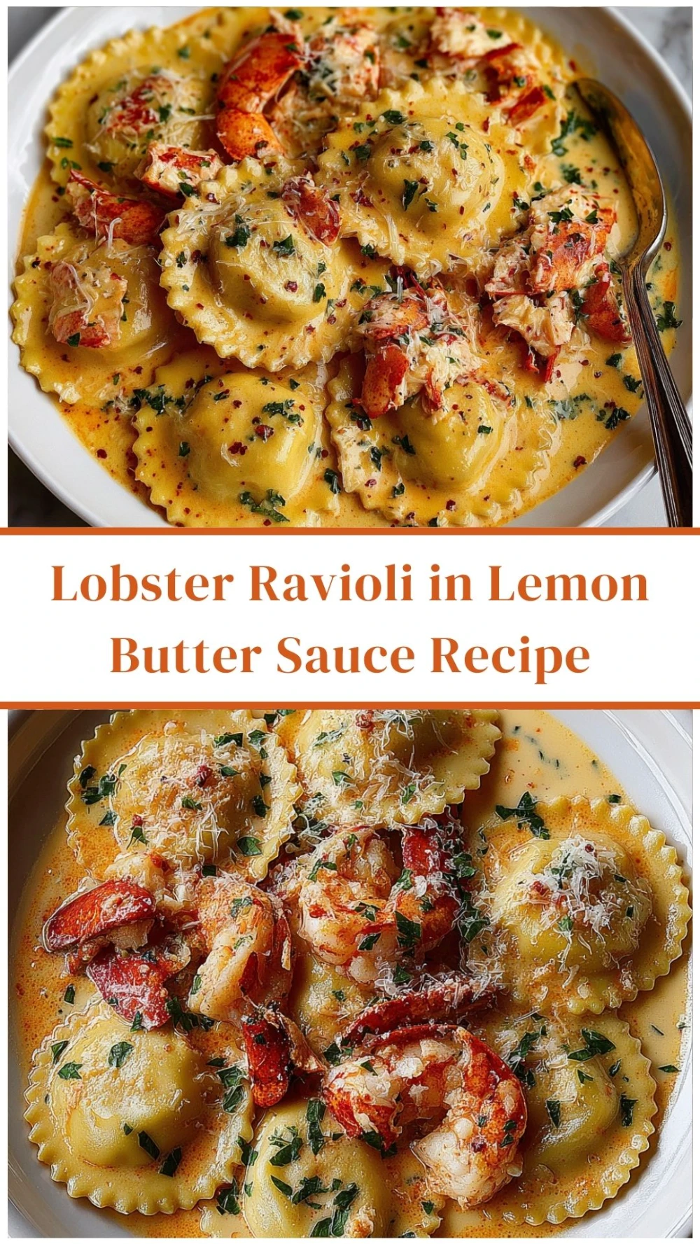 Lobster Ravioli in Lemon Butter Sauce Recipe