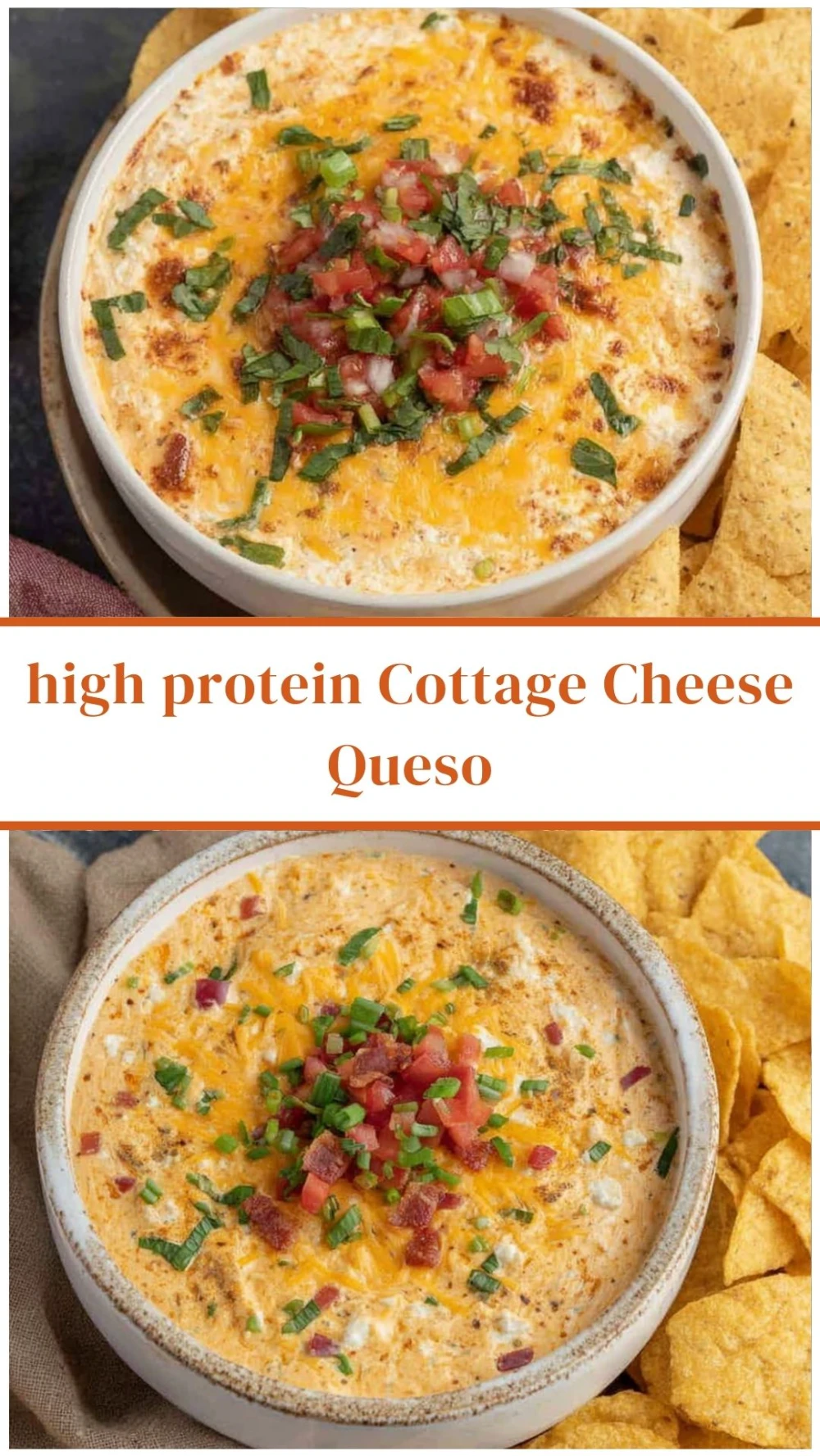 high protein Cottage Cheese Queso