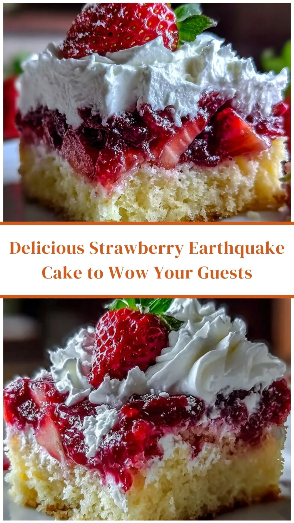 Delicious Strawberry Earthquake Cake to Wow Your Guests