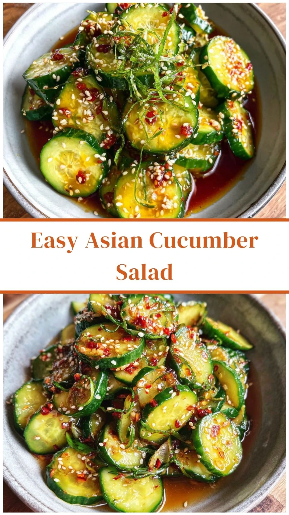 Easy Asian Cucumber Salad