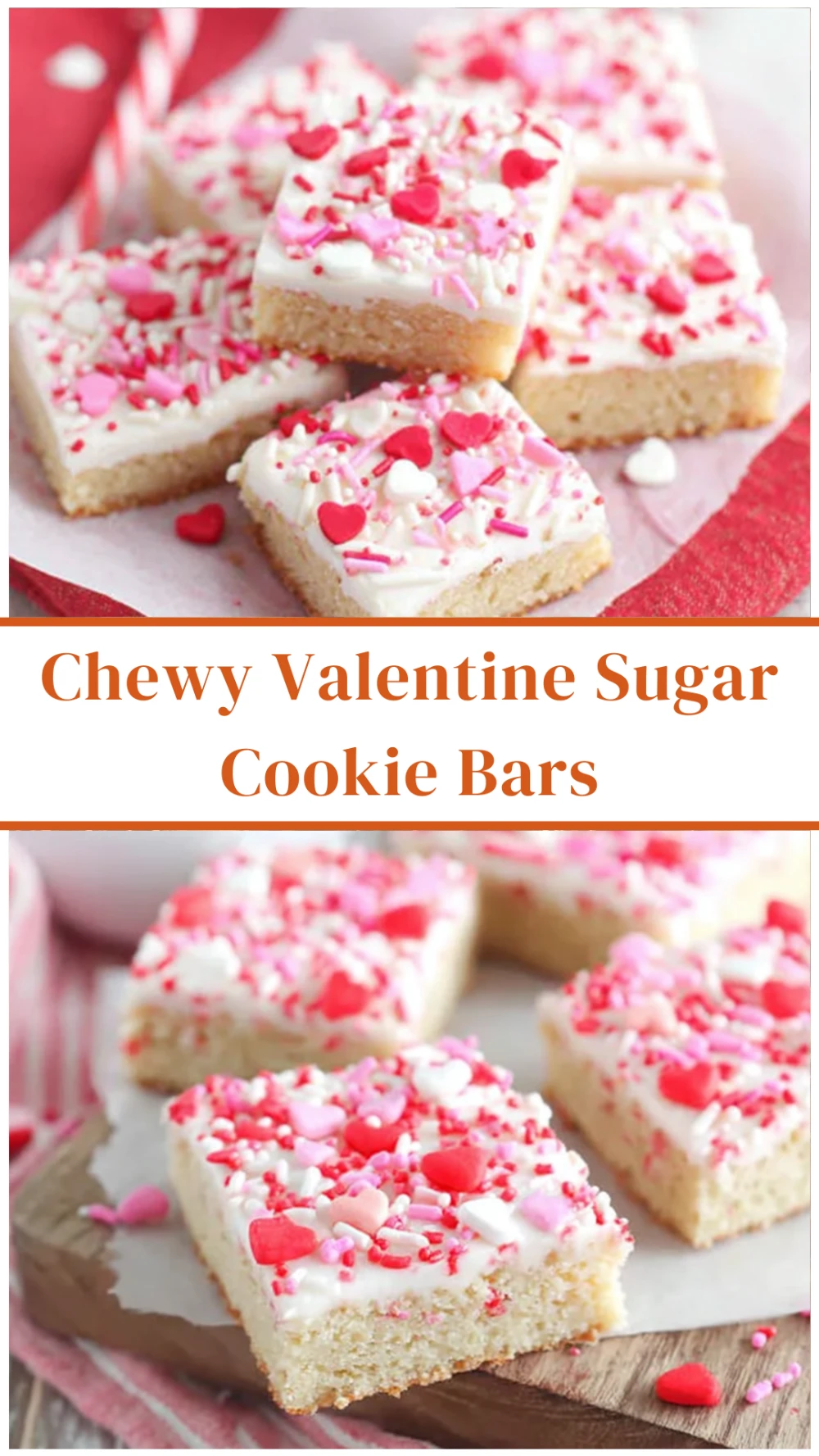 Chewy Valentine Sugar Cookie Bars