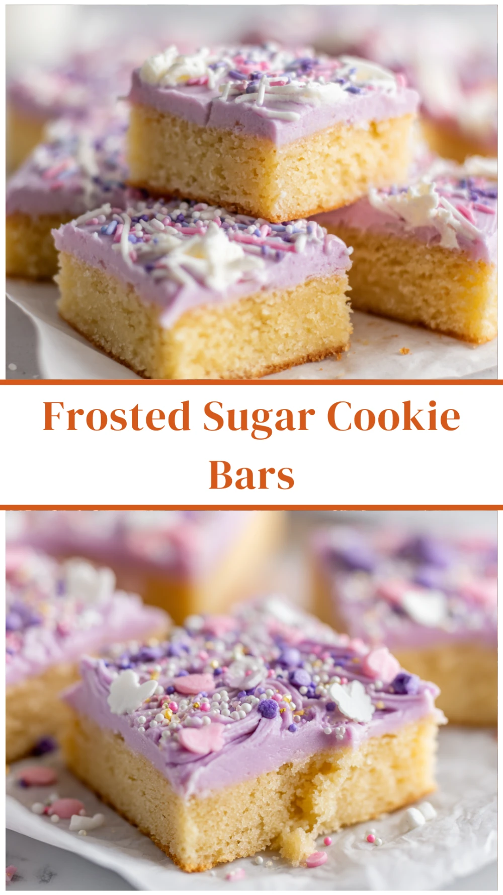 Frosted Sugar Cookie Bars