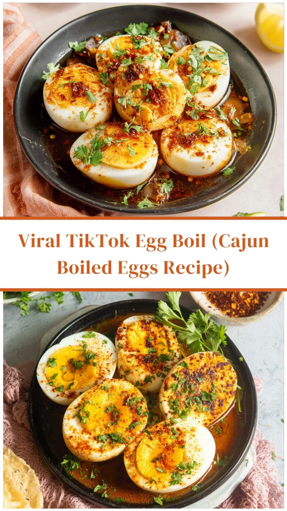 Viral TikTok Egg Boil (Cajun Boiled Eggs Recipe)