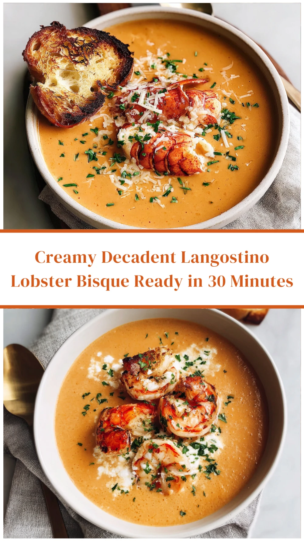 Creamy Decadent Langostino Lobster Bisque Ready in 30 Minutes