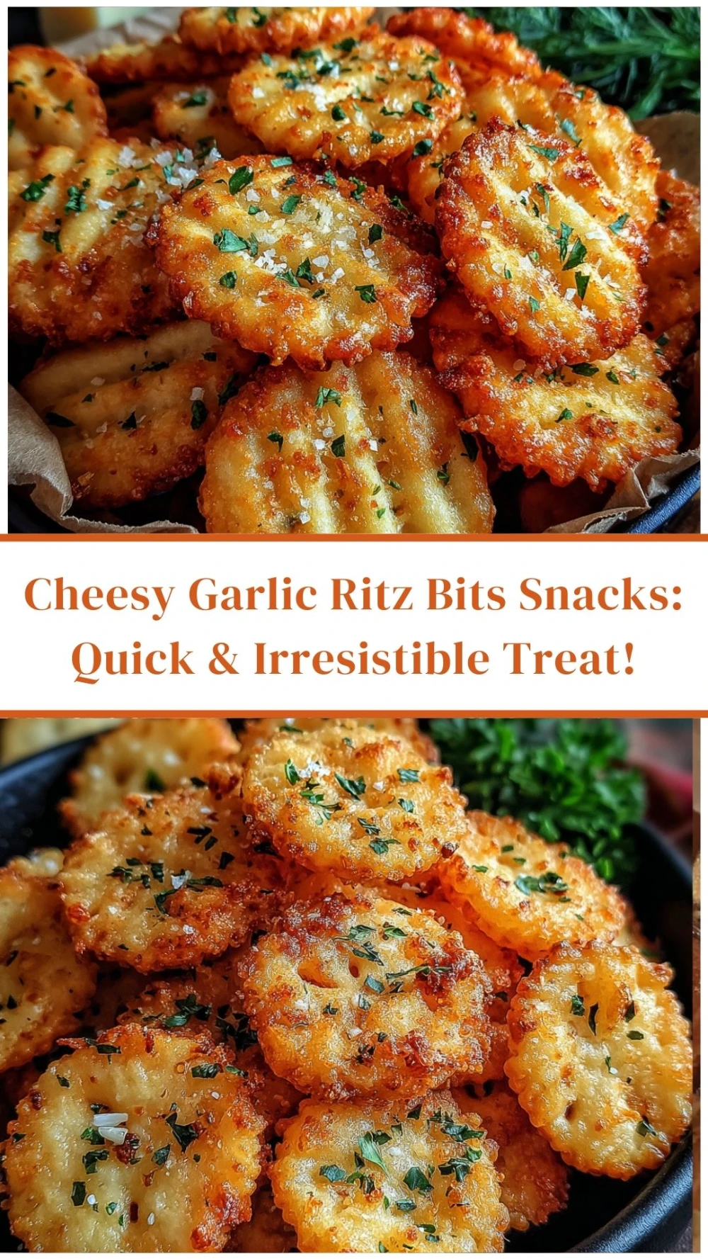 Cheesy Garlic Ritz Bits Snacks: Quick & Irresistible Treat!