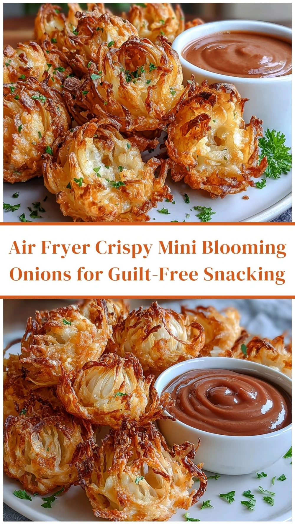 Air Fryer Crispy Mini Blooming Onions for Guilt-Free Snacking