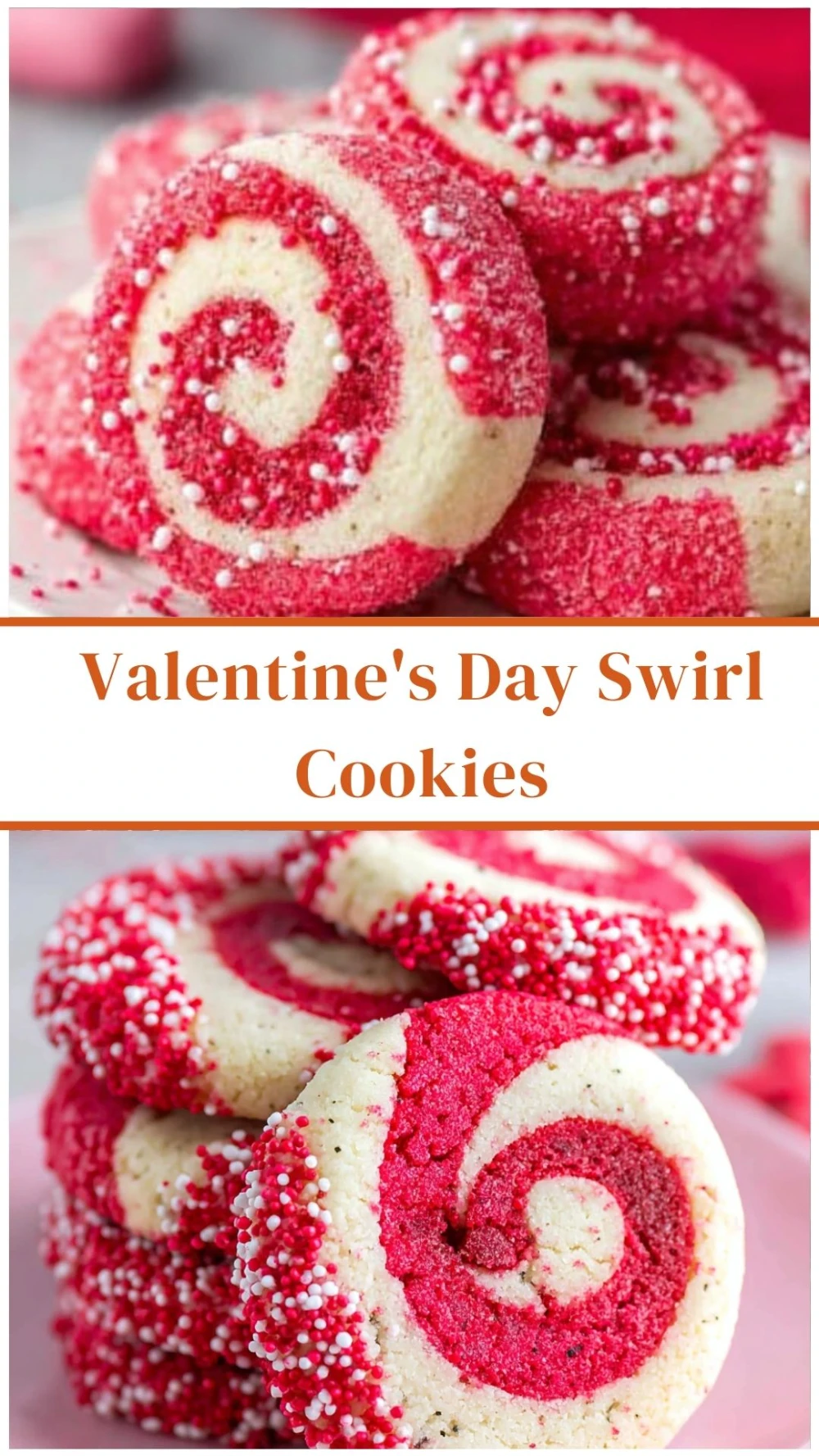 Valentine's Day Swirl Cookies