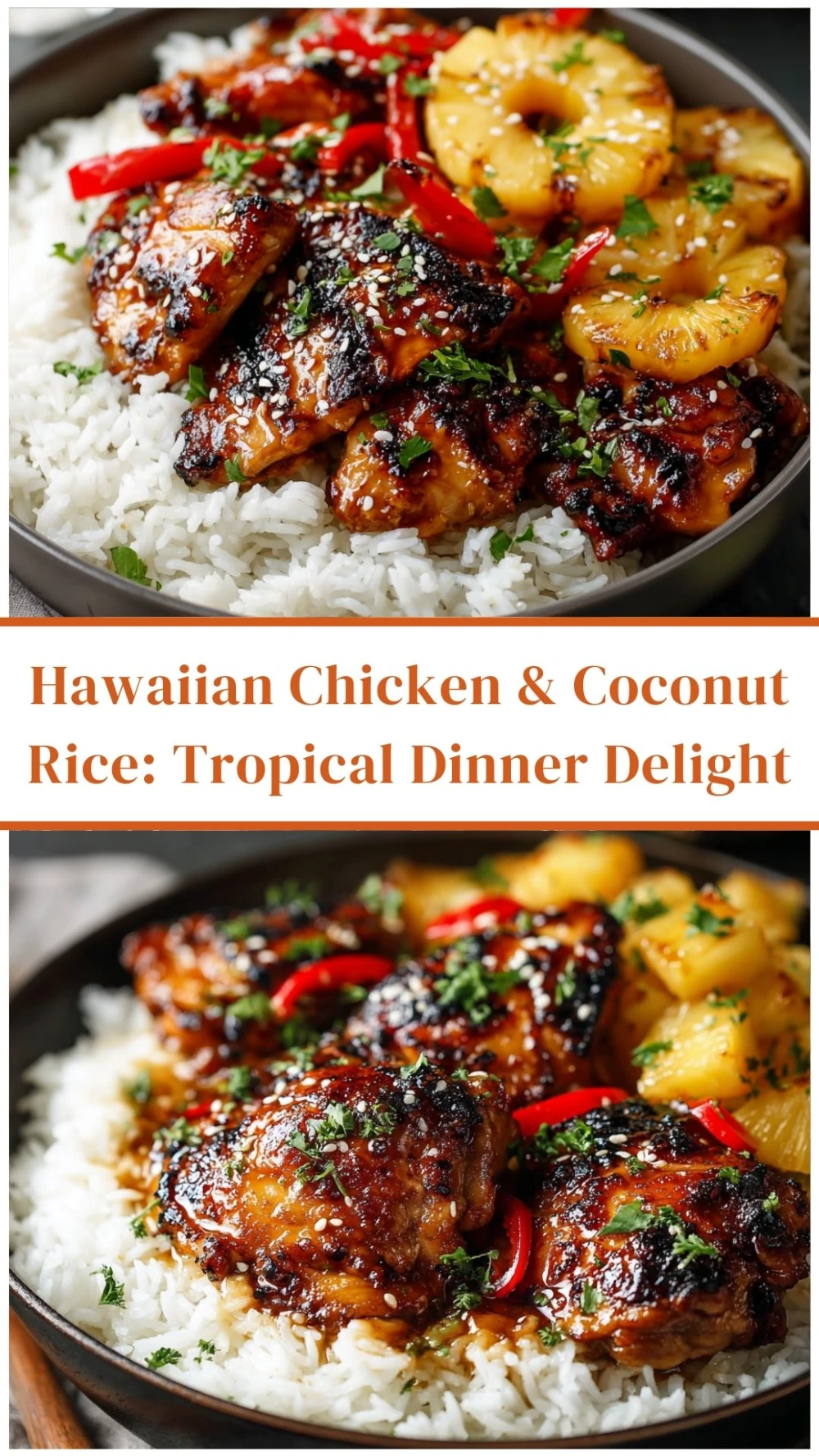 Hawaiian Chicken & Coconut Rice: Tropical Dinner Delight