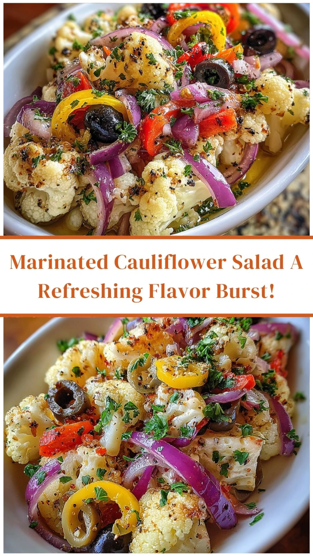 Marinated Cauliflower Salad A Refreshing Flavor Burst!