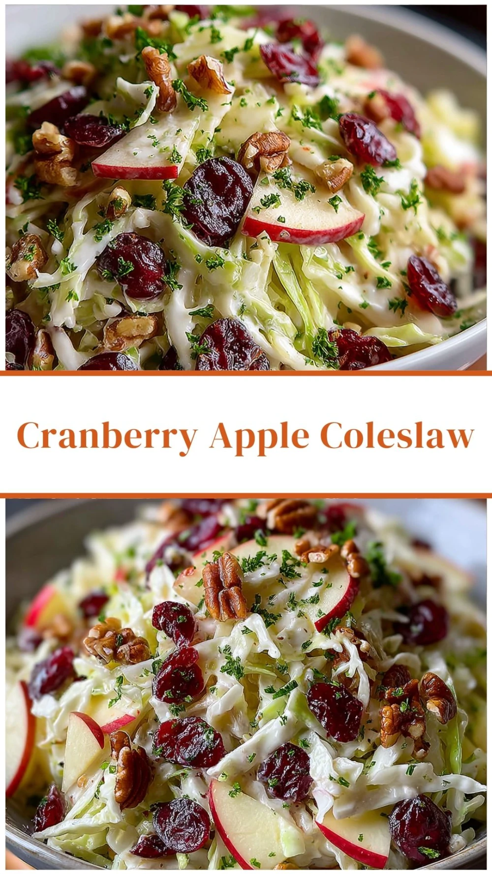 Cranberry Apple Coleslaw