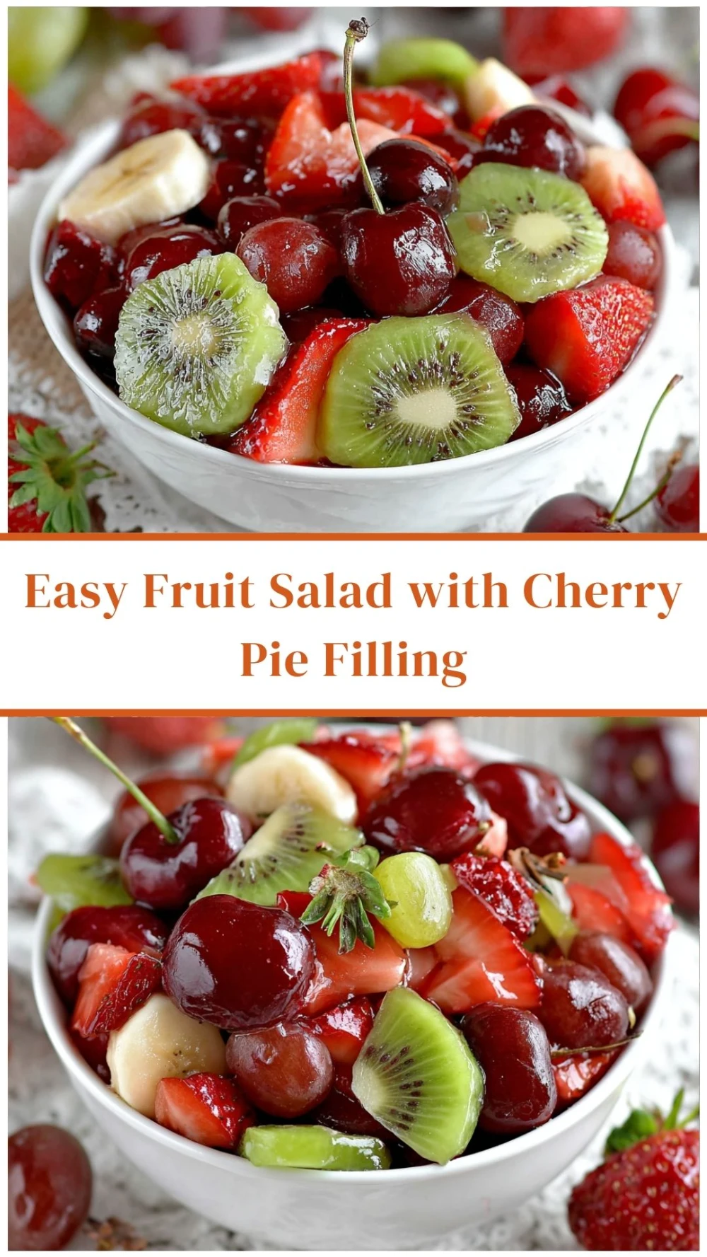 Easy Fruit Salad with Cherry Pie Filling