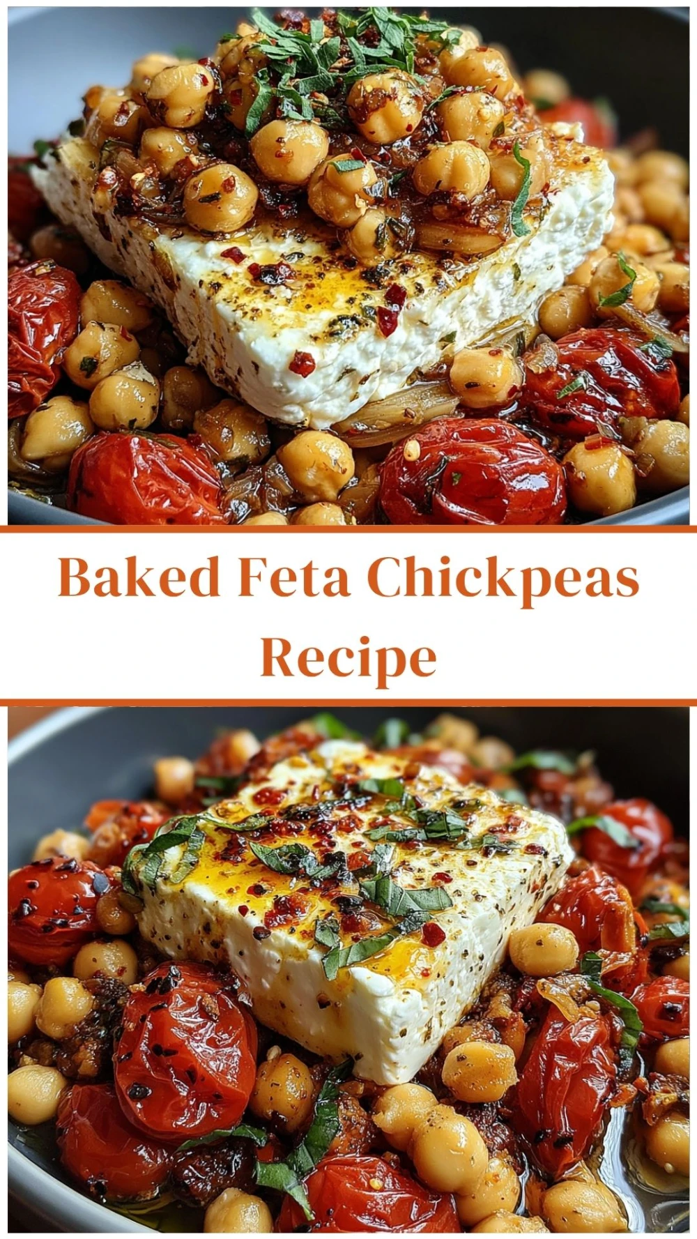 Baked Feta Chickpeas Recipe