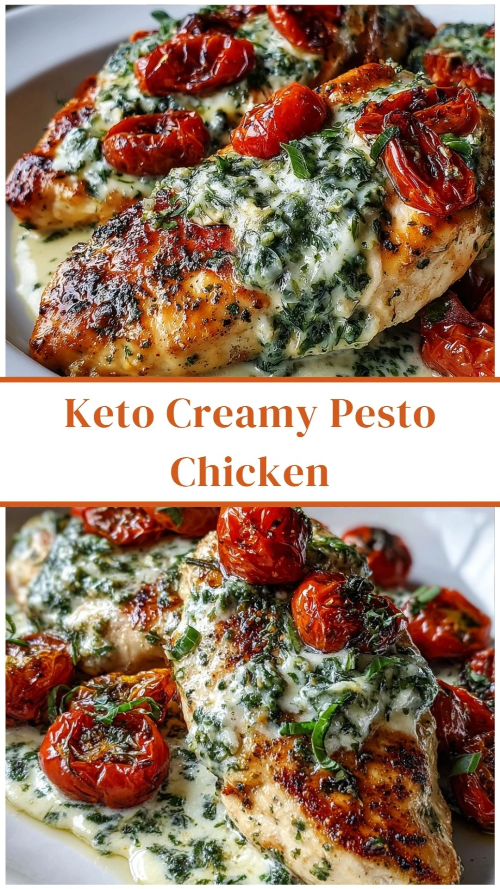 Keto Creamy Pesto Chicken