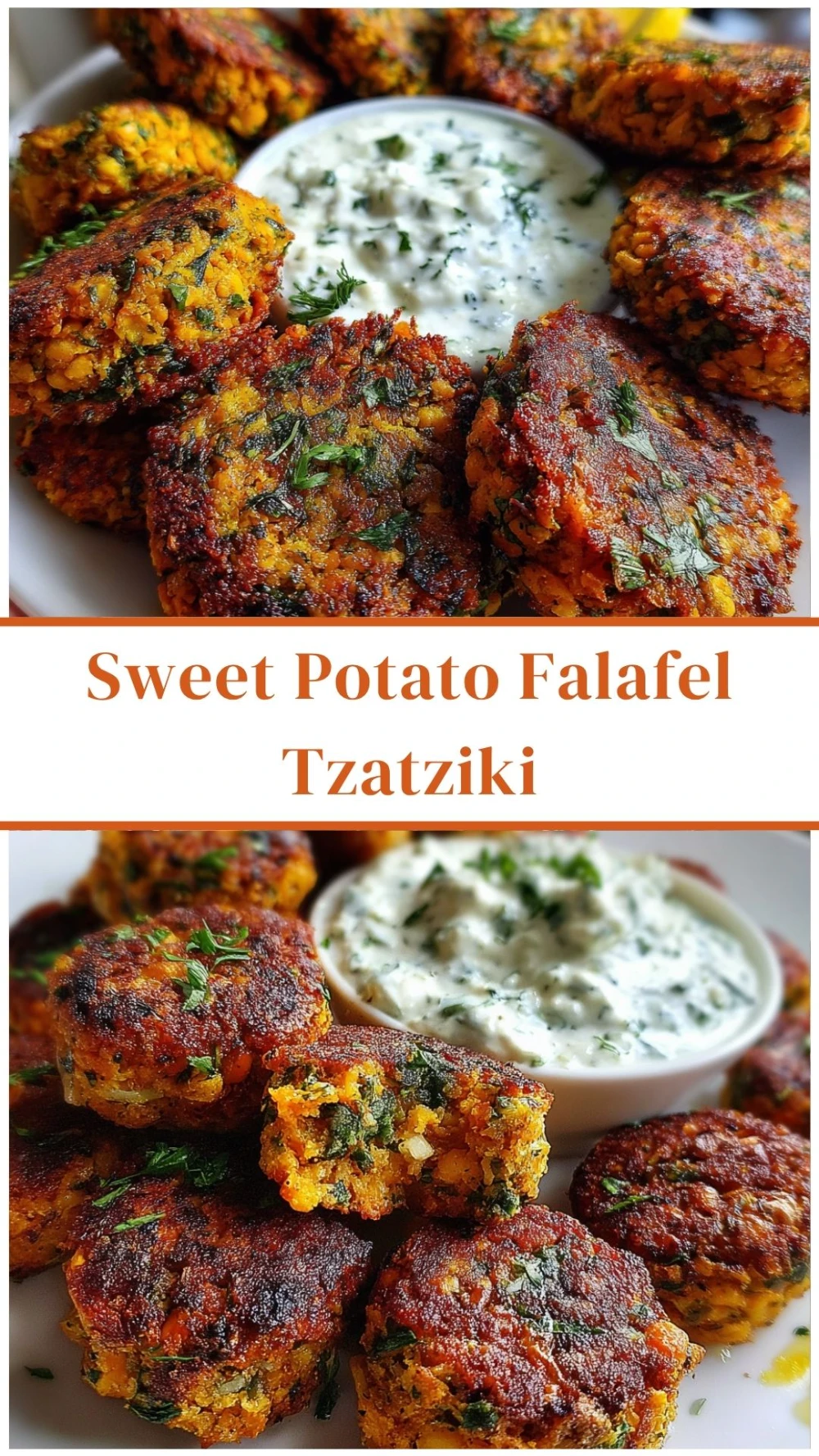 Sweet Potato Falafel Tzatziki