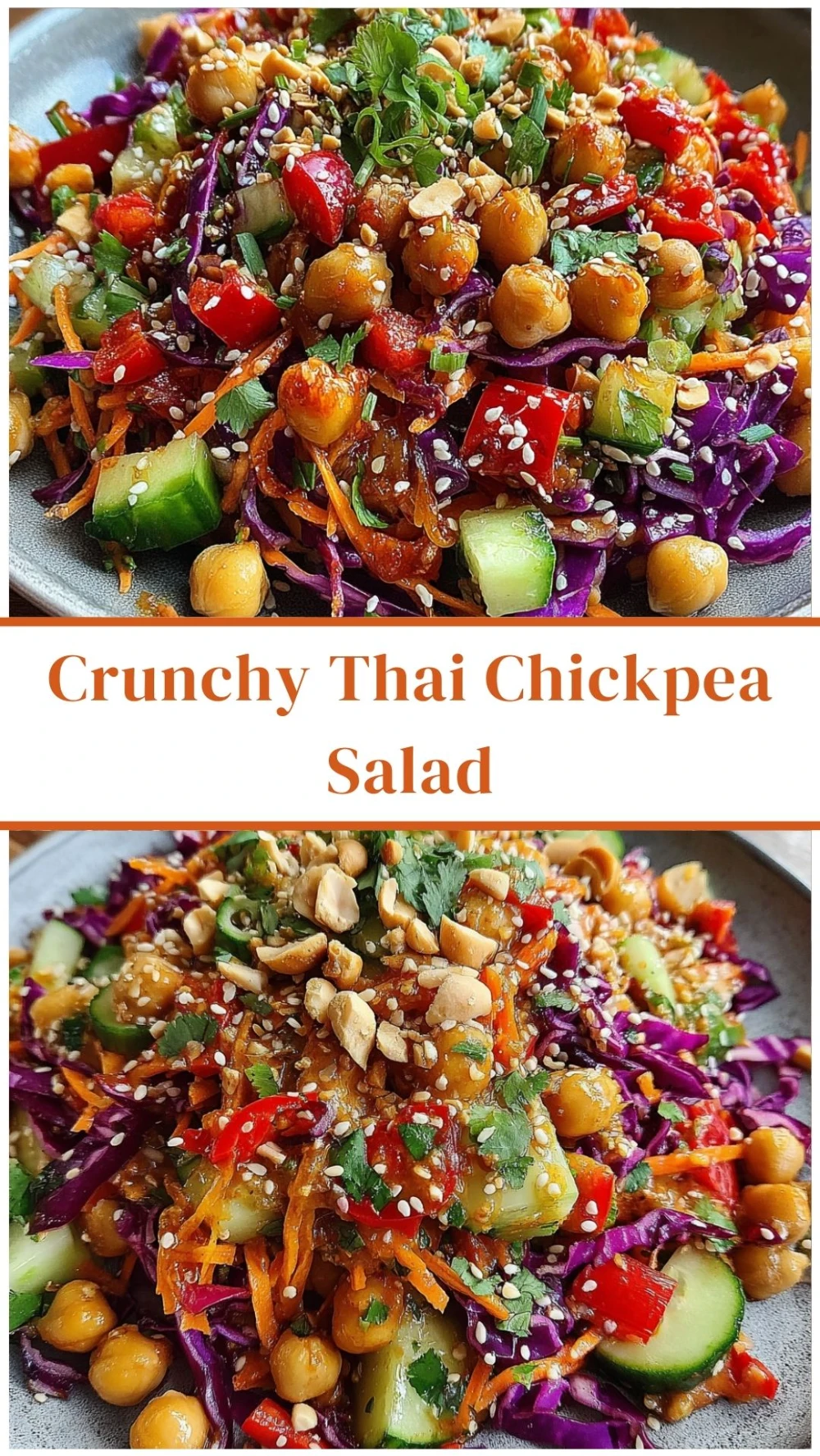 Crunchy Thai Chickpea Salad