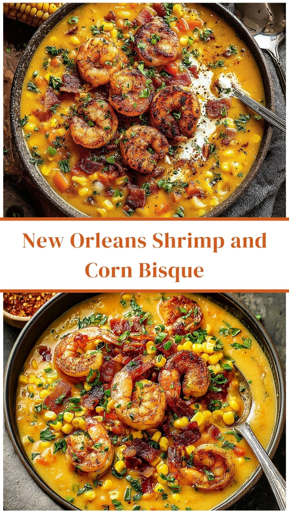 New Orleans Shrimp and Corn Bisque