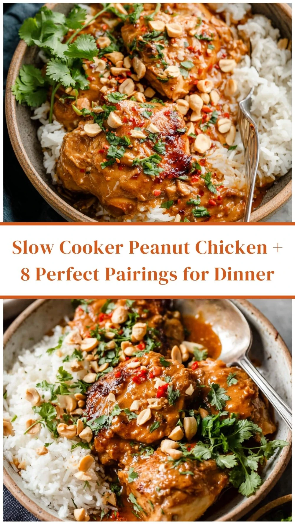 Slow Cooker Peanut Chicken
