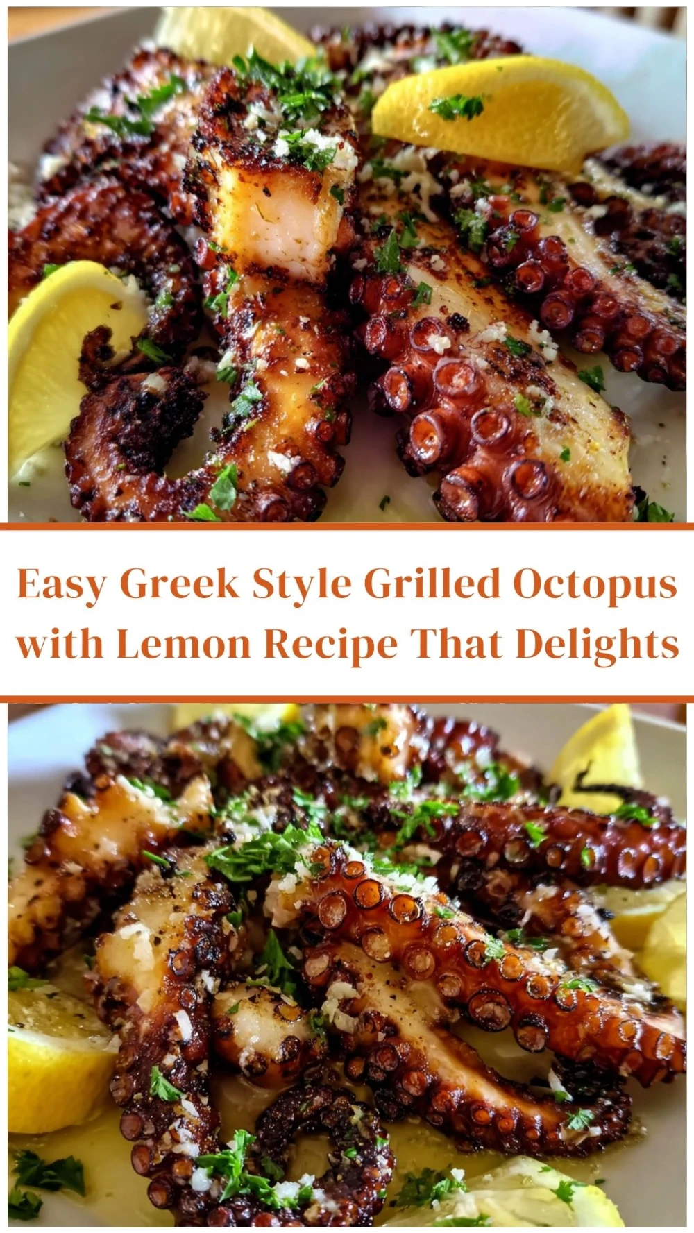 Easy Greek Style Grilled Octopus with Lemon Recipe That Delights
