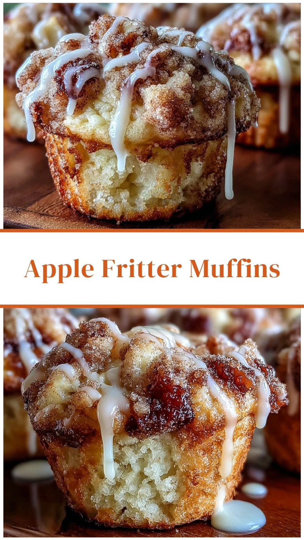 Apple Fritter Muffins
