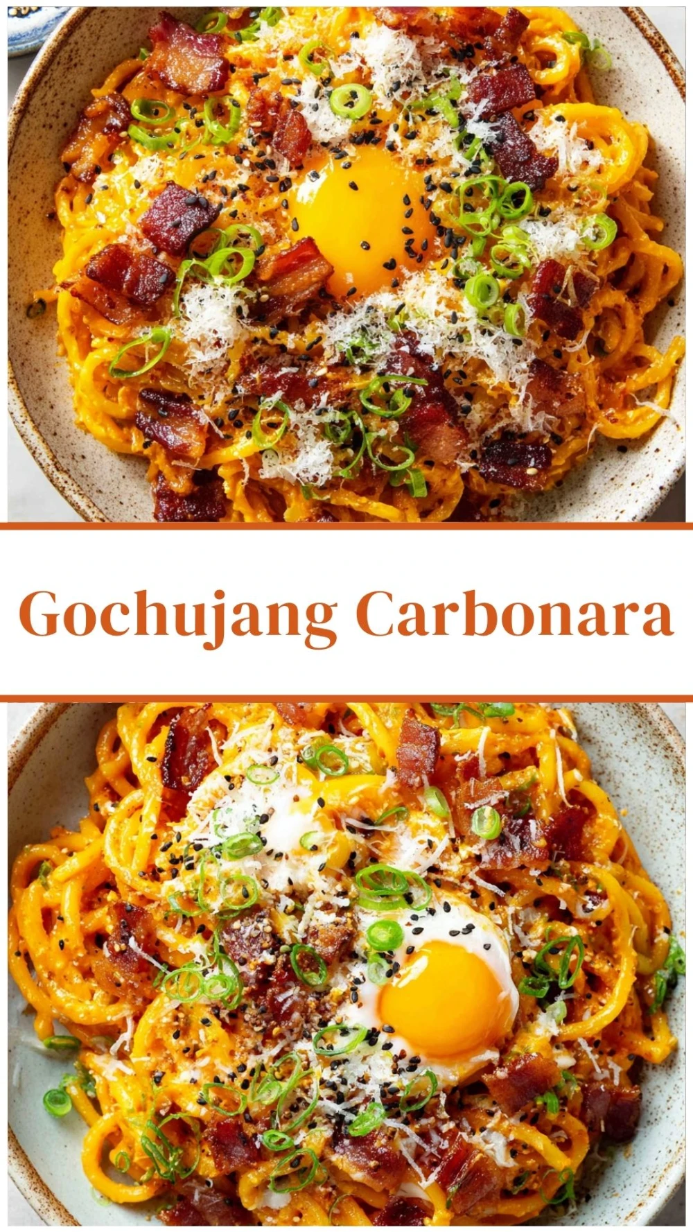 Gochujang Carbonara