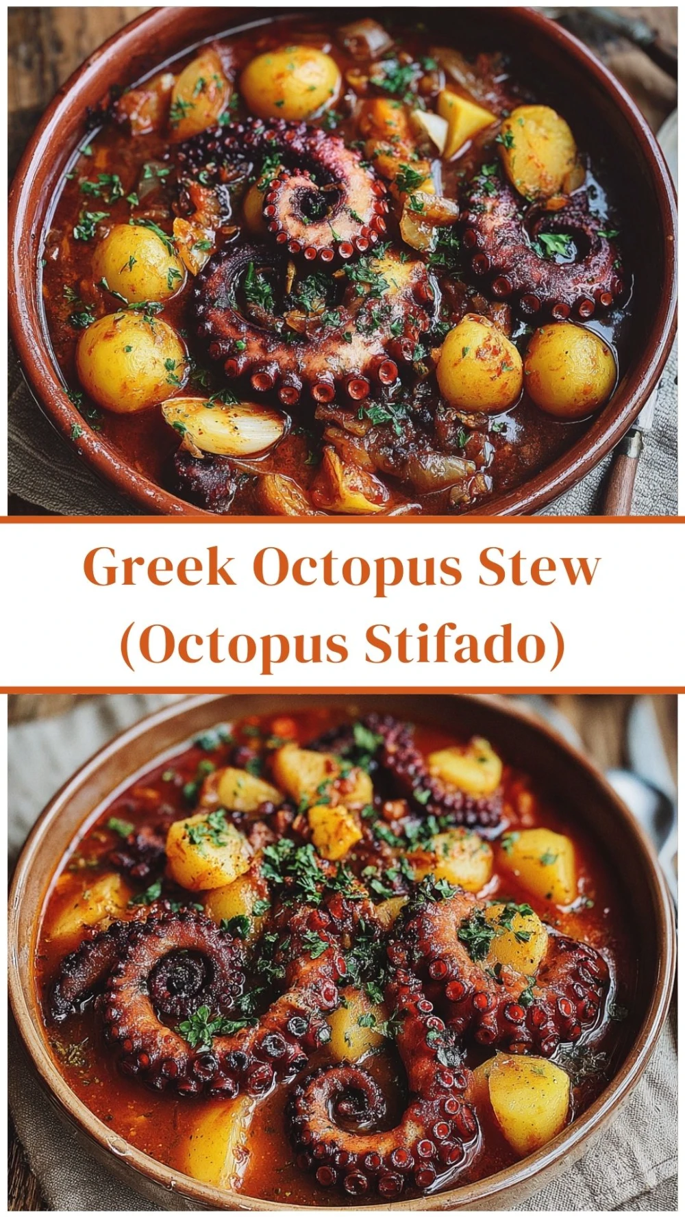 Greek Octopus Stew (Octopus Stifado)