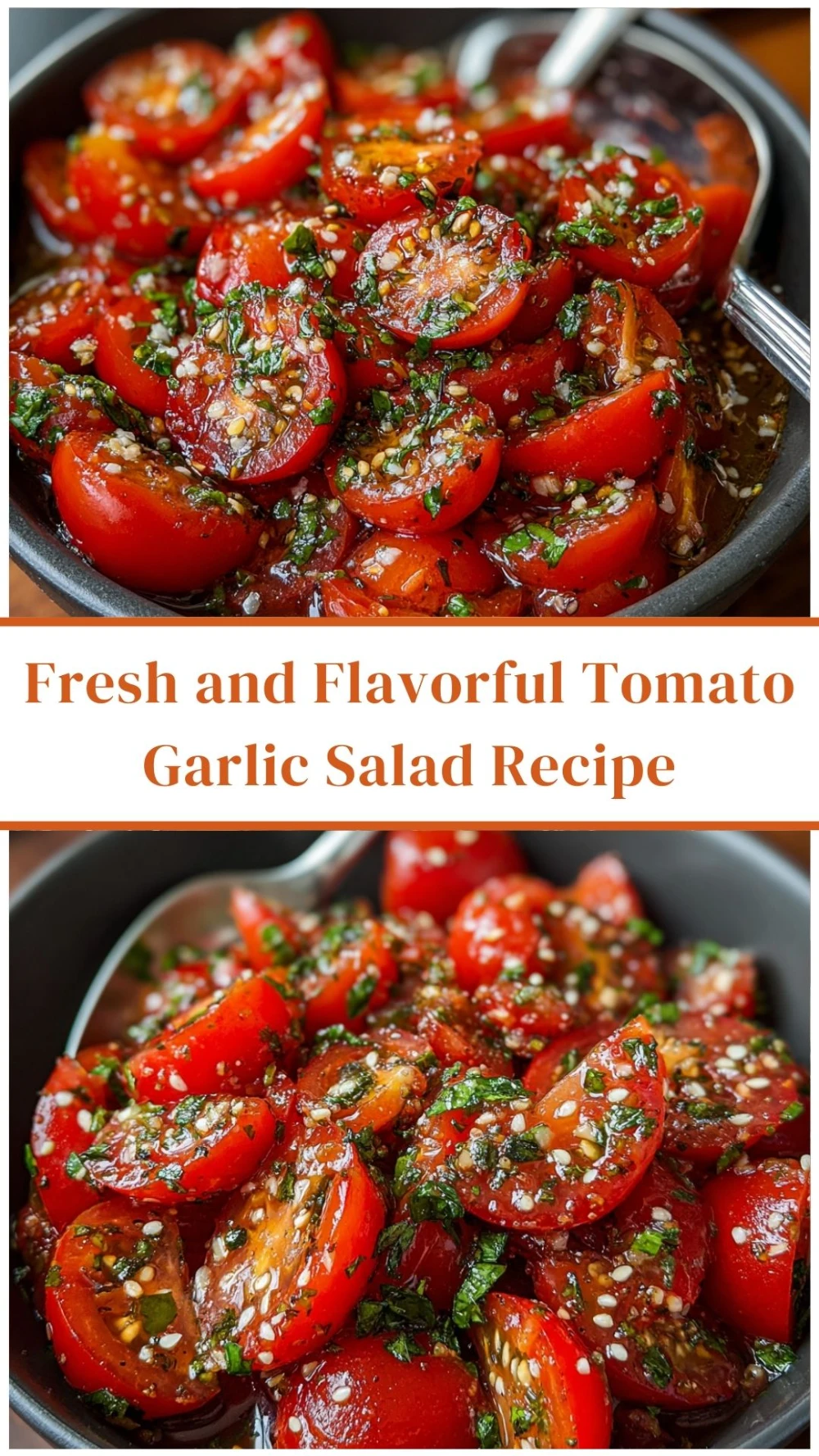Fresh and Flavorful Tomato Garlic Salad Recipe