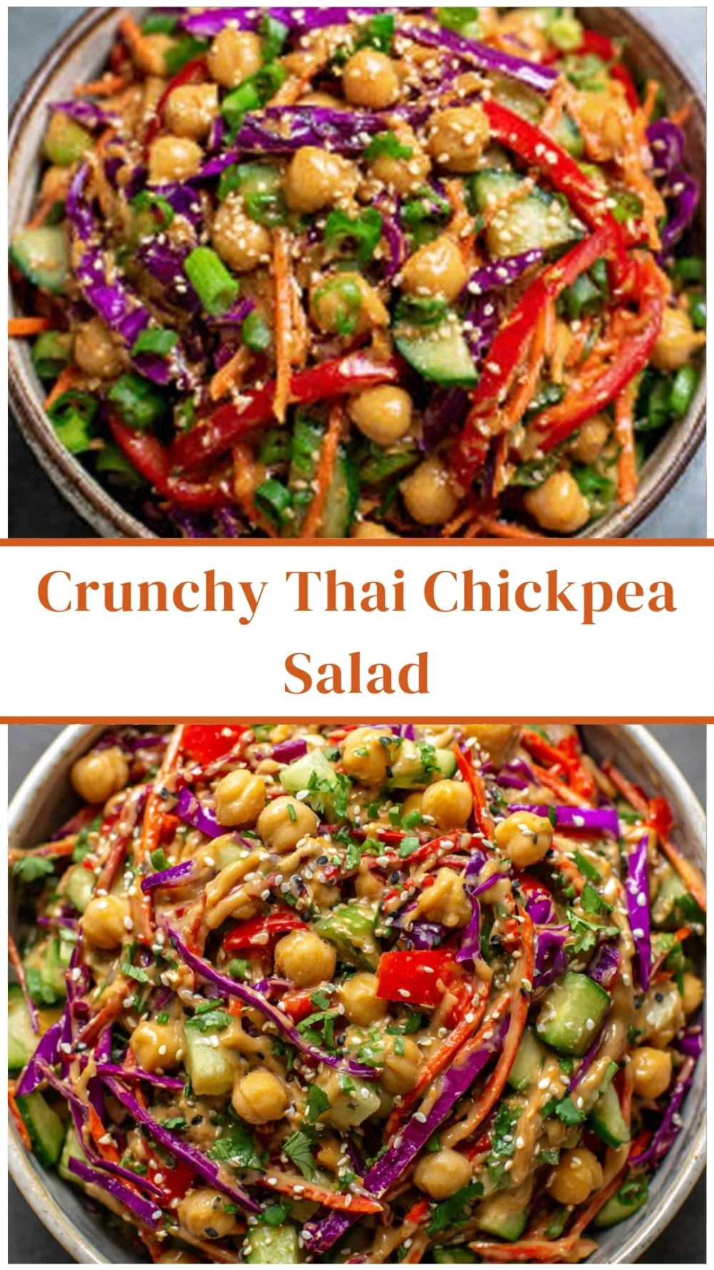 Crunchy Thai Chickpea Salad