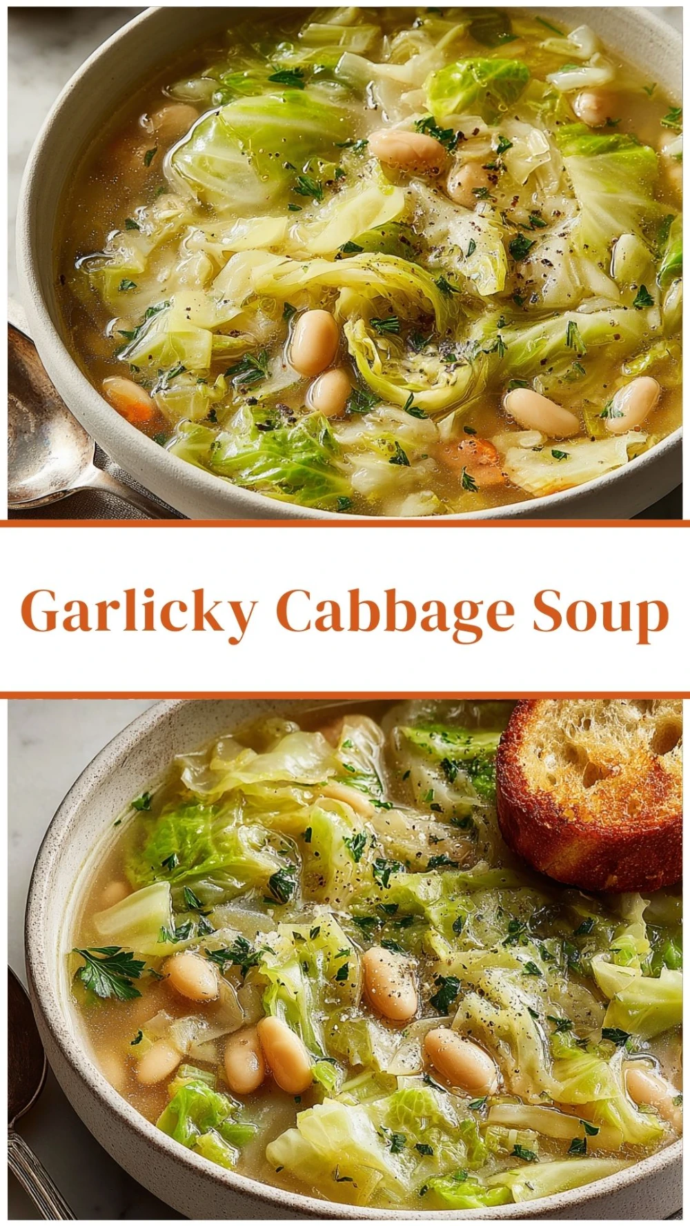 Garlicky Cabbage Soup