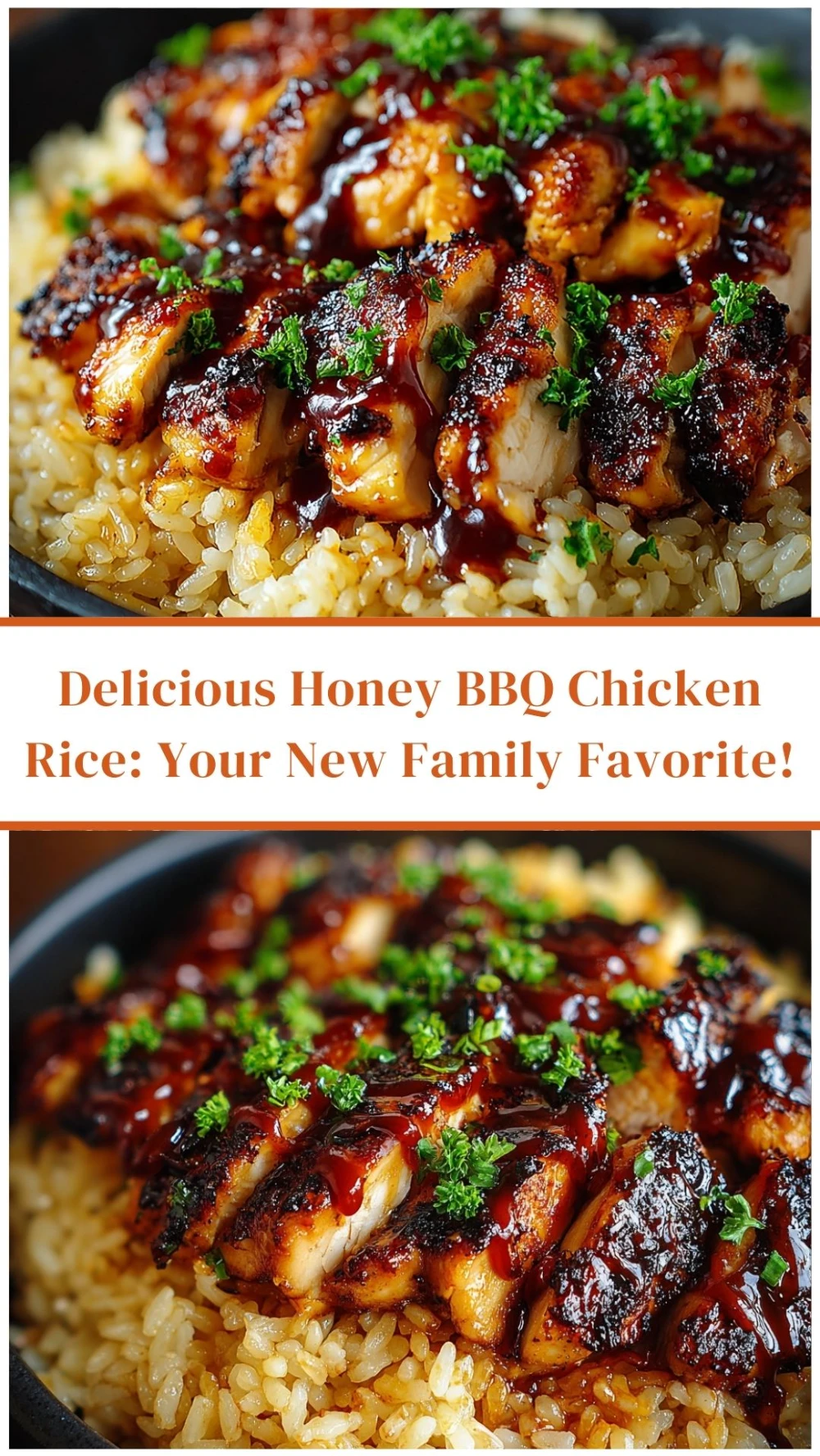 Delicious Honey BBQ Chicken Rice: Your New Family Favorite!