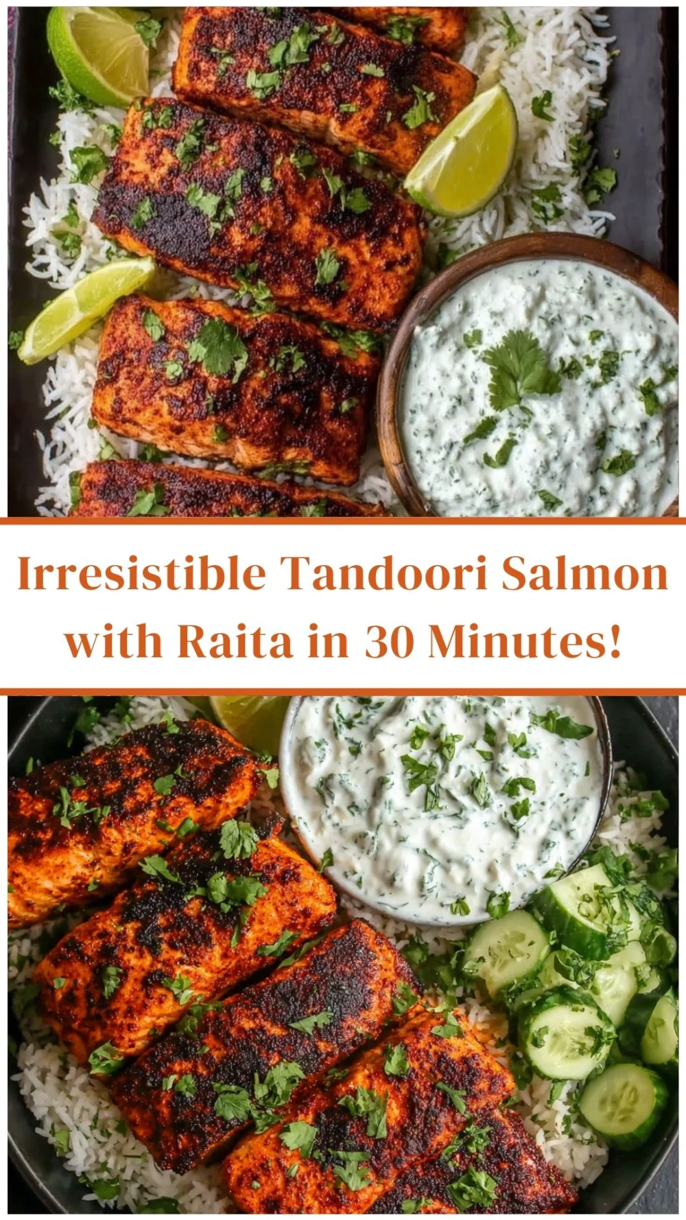 Irresistible Tandoori Salmon with Raita
