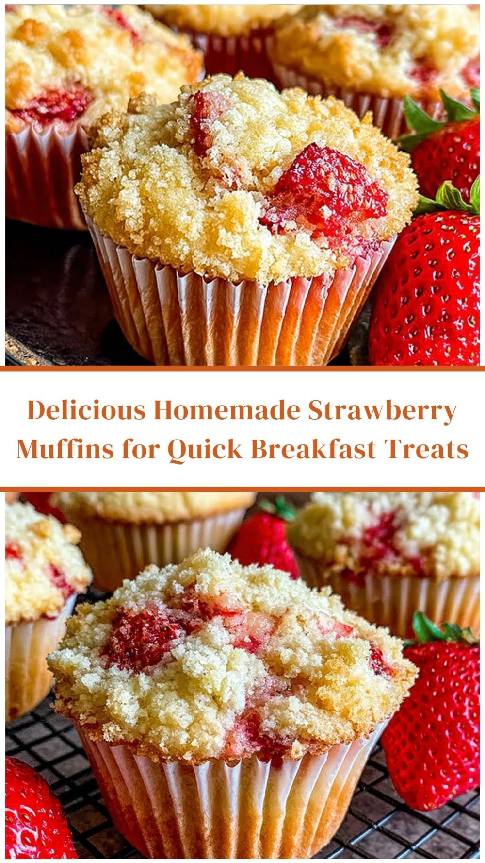 Delicious Homemade Strawberry Muffins for Quick Breakfast Treats