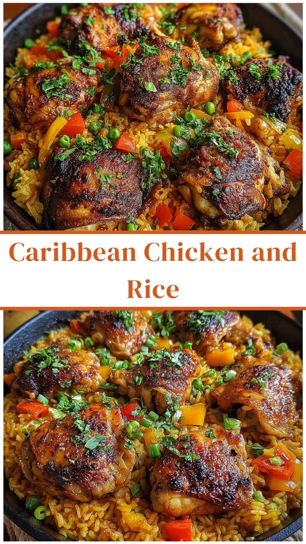 Vibrant Caribbean Chicken and Rice