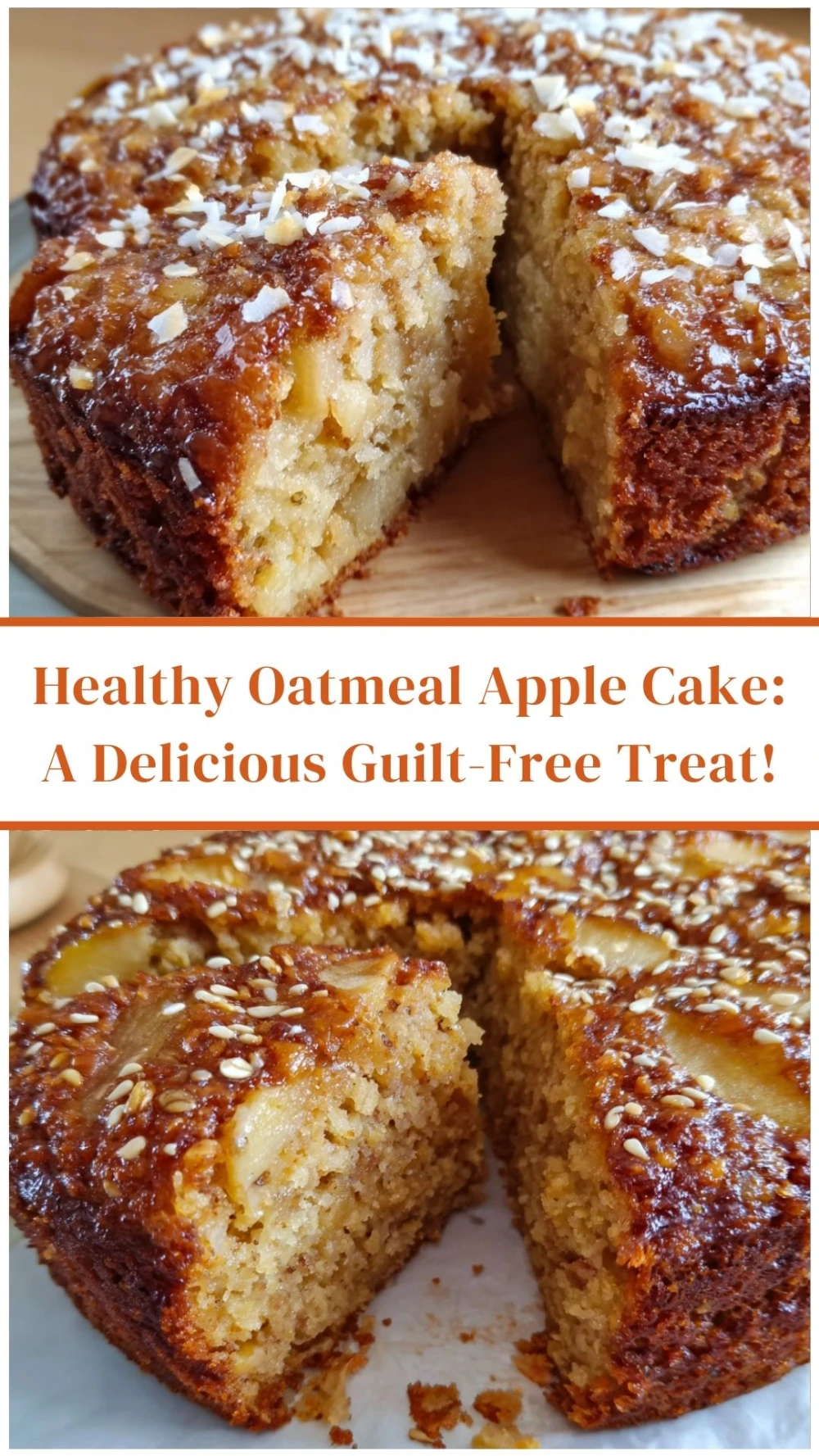 Healthy Oatmeal Apple Cake: A Delicious Guilt-Free Treat!
