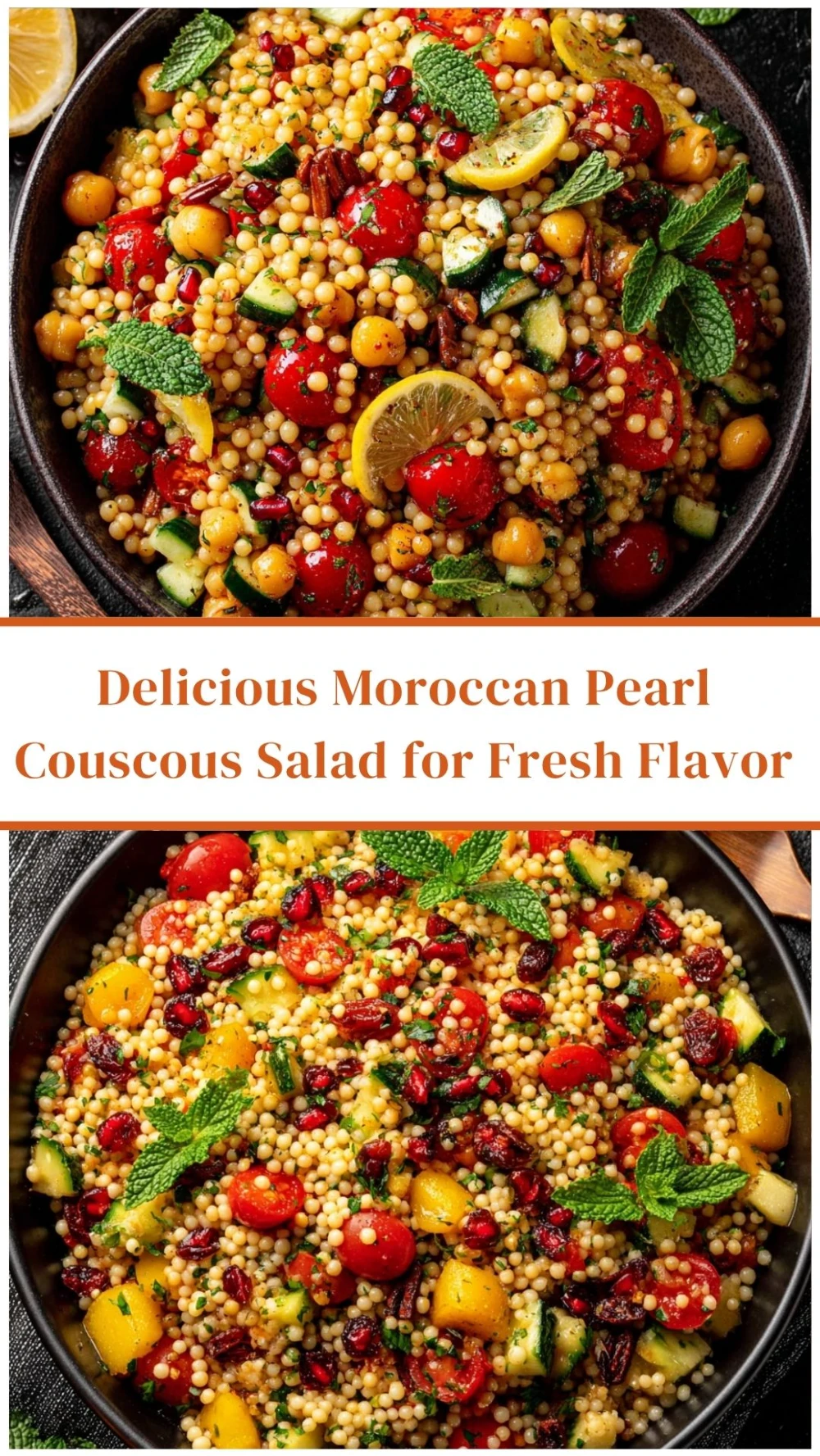 Delicious Moroccan Pearl Couscous Salad for Fresh Flavor