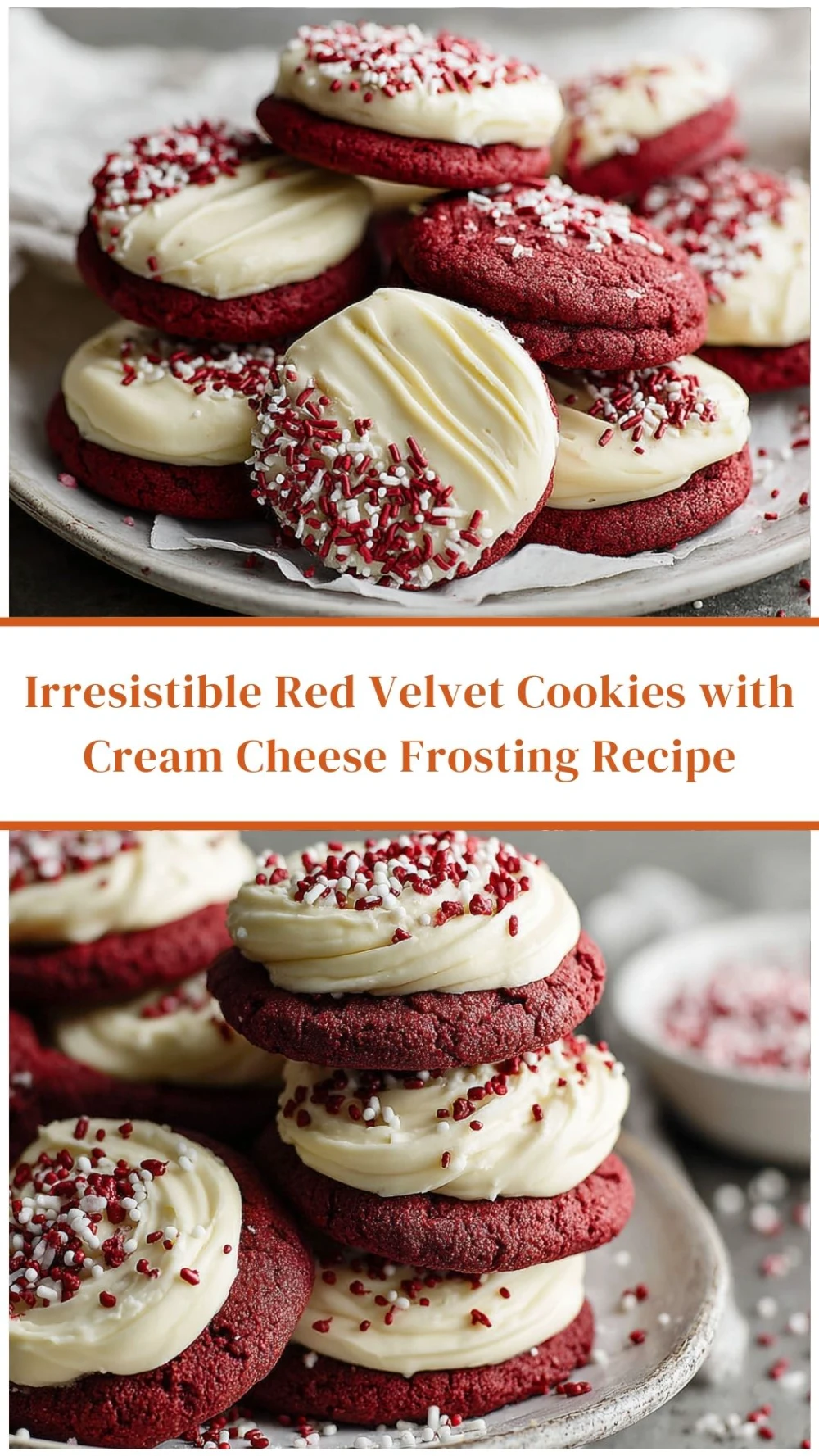 Irresistible Red Velvet Cookies with Cream Cheese Frosting Recipe