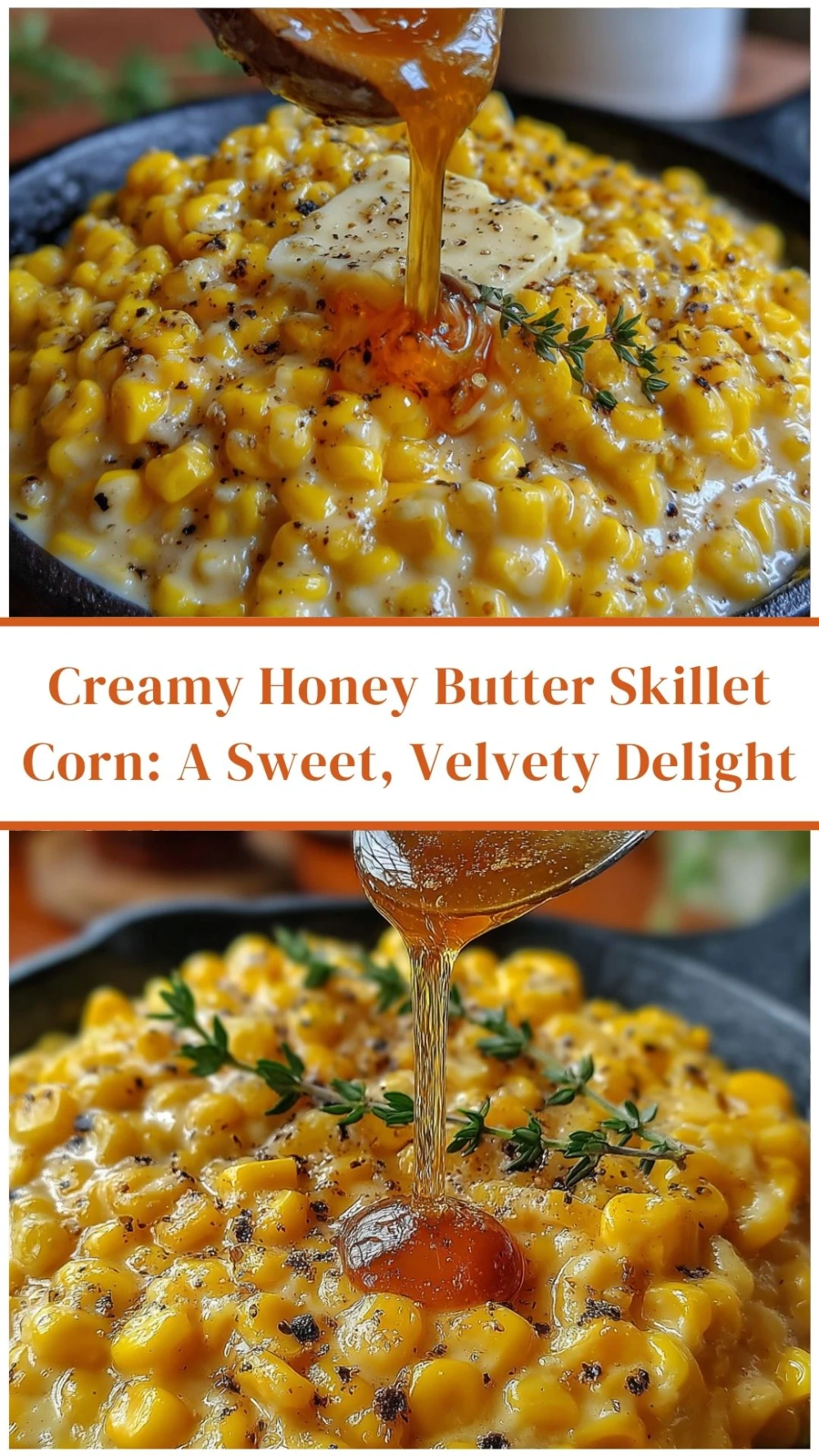 Creamy Honey Butter Skillet Corn: A Sweet, Velvety Delight