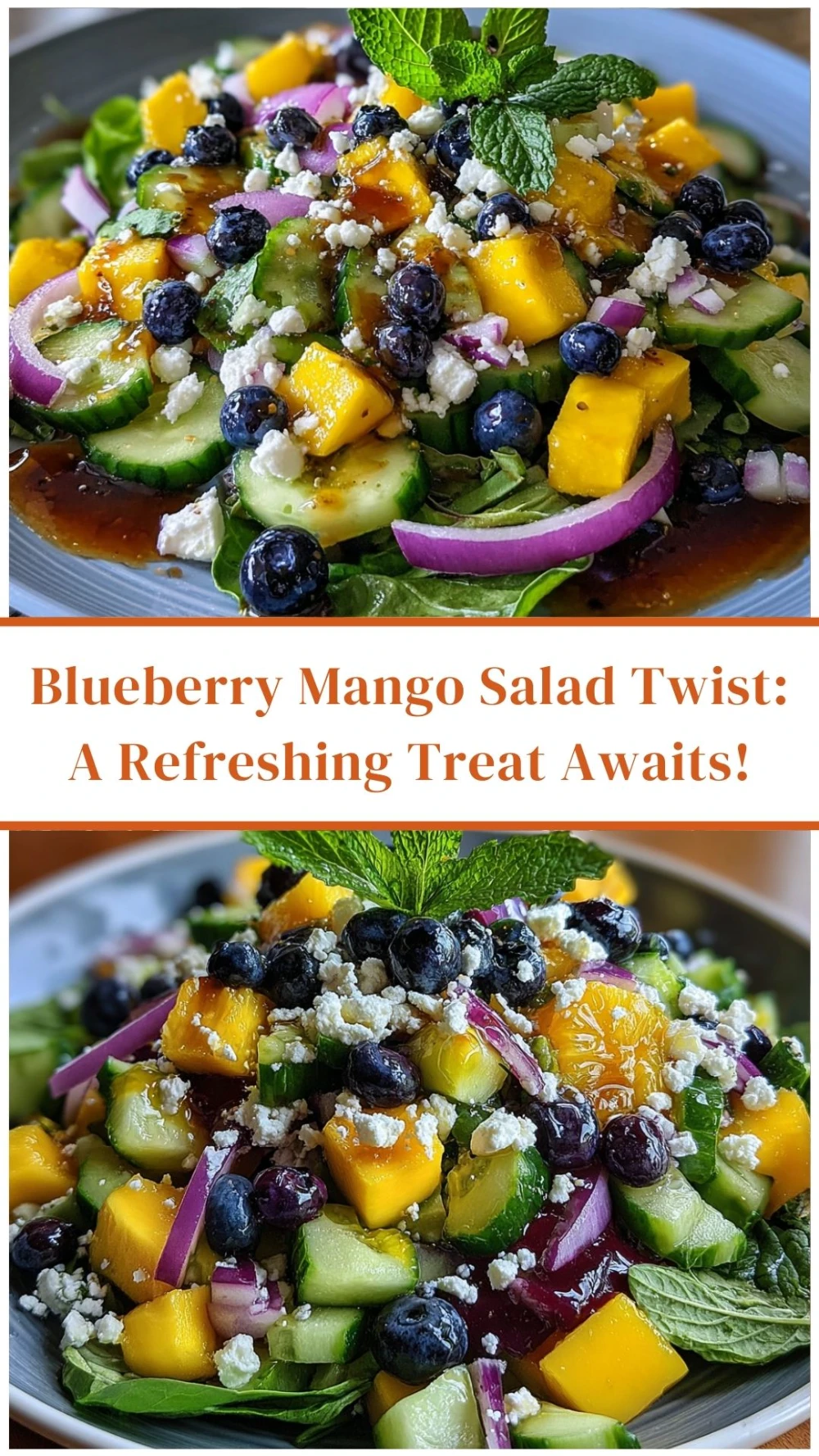 Blueberry Mango Salad Twist: A Refreshing Treat Awaits!
